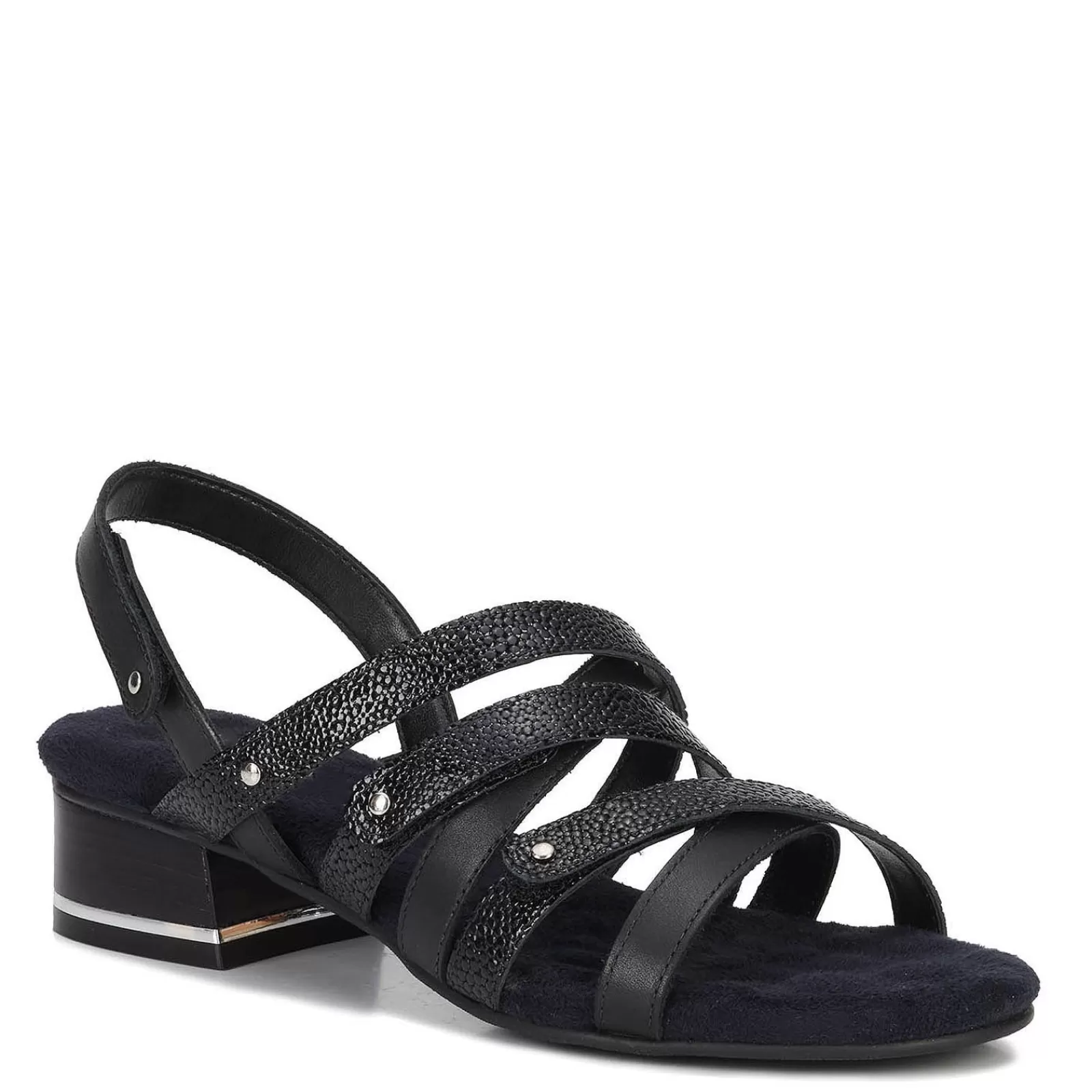 Clearance Ros Hommerson Women's , Breeze Sandal Black Pebble Patent Leather