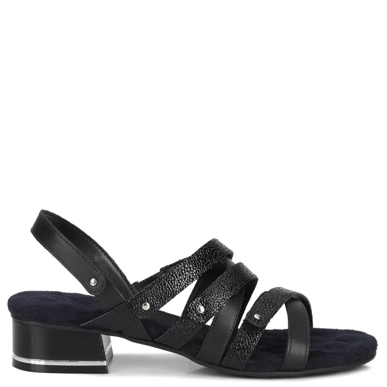 Clearance Ros Hommerson Women's , Breeze Sandal Black Pebble Patent Leather