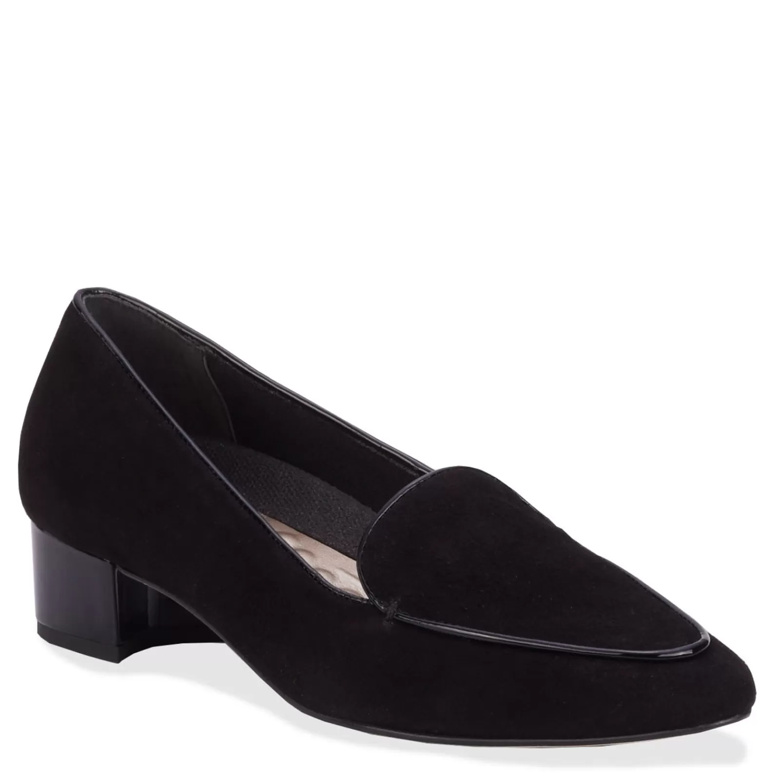 Discount Ros Hommerson Women's , Honey Pump Black Suede/ Patent Leather