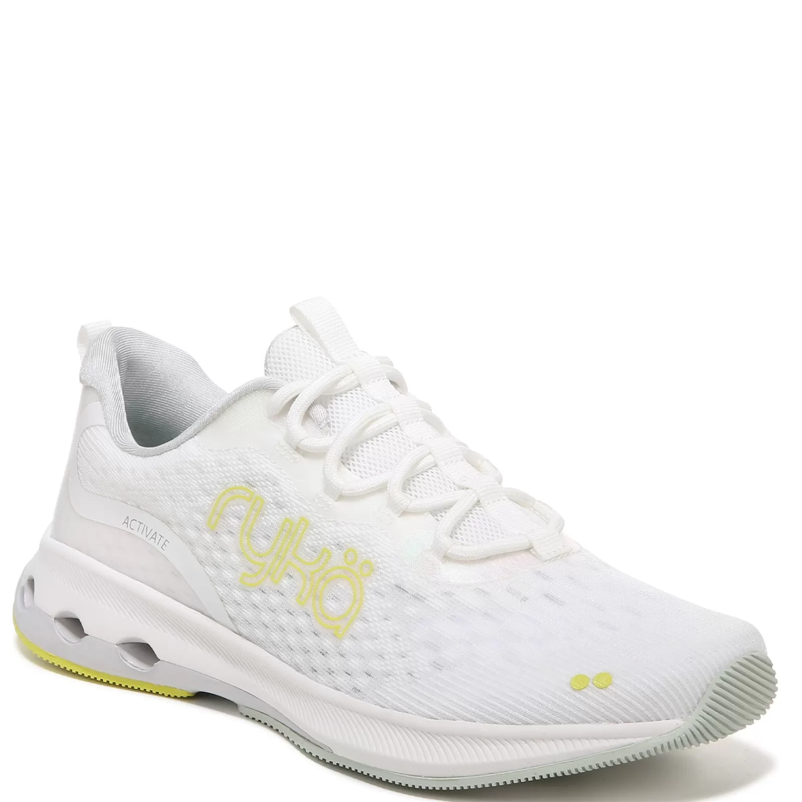 Outlet Ryka Women's , Activate Walking Shoe White / Yellow