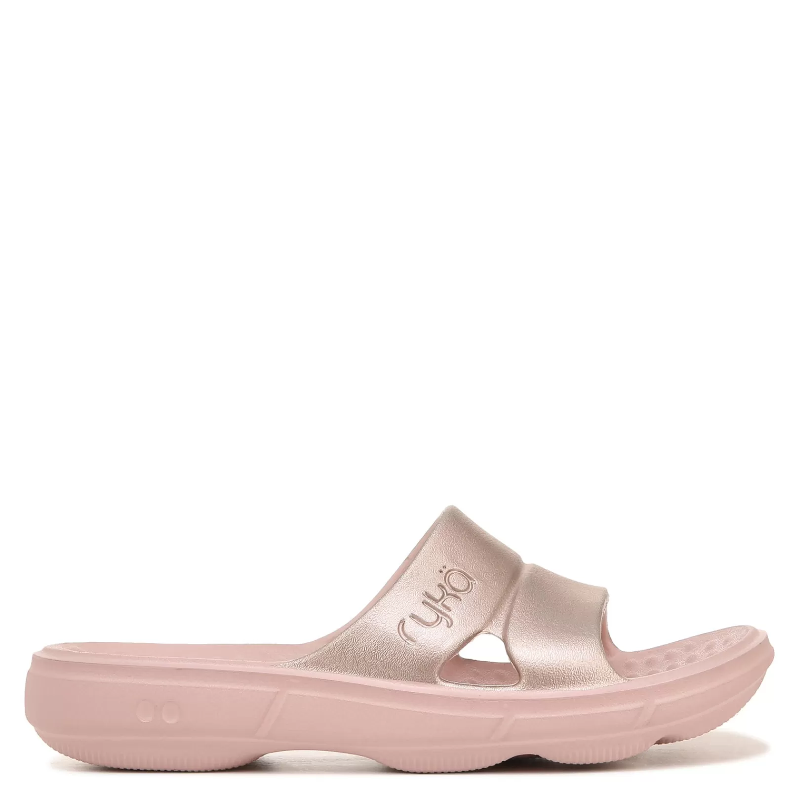 Outlet Ryka Women's , Restore Slide Recovery Sandal Rose Gold