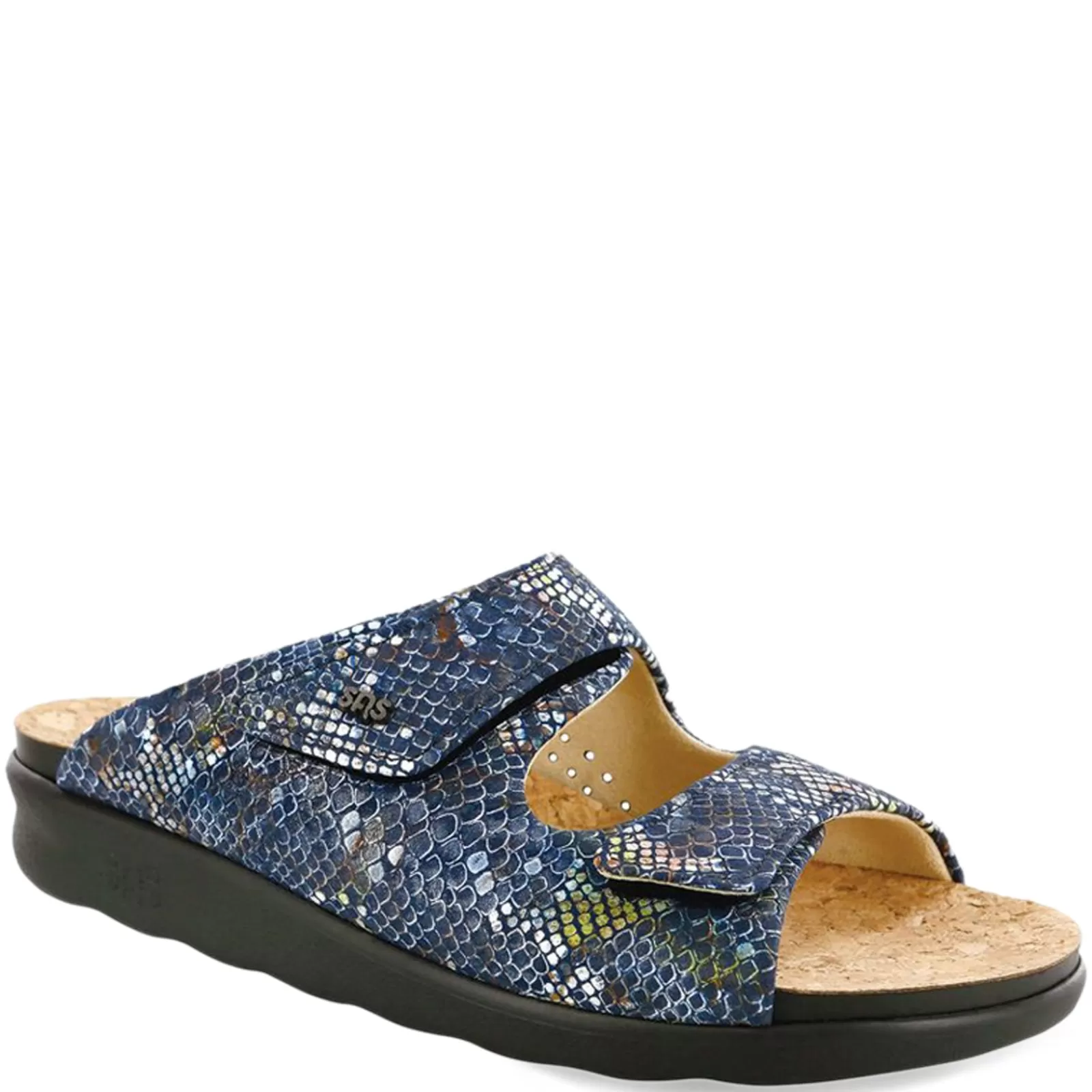 Cheap SAS Women's , Cozy Sandal Navy Snake