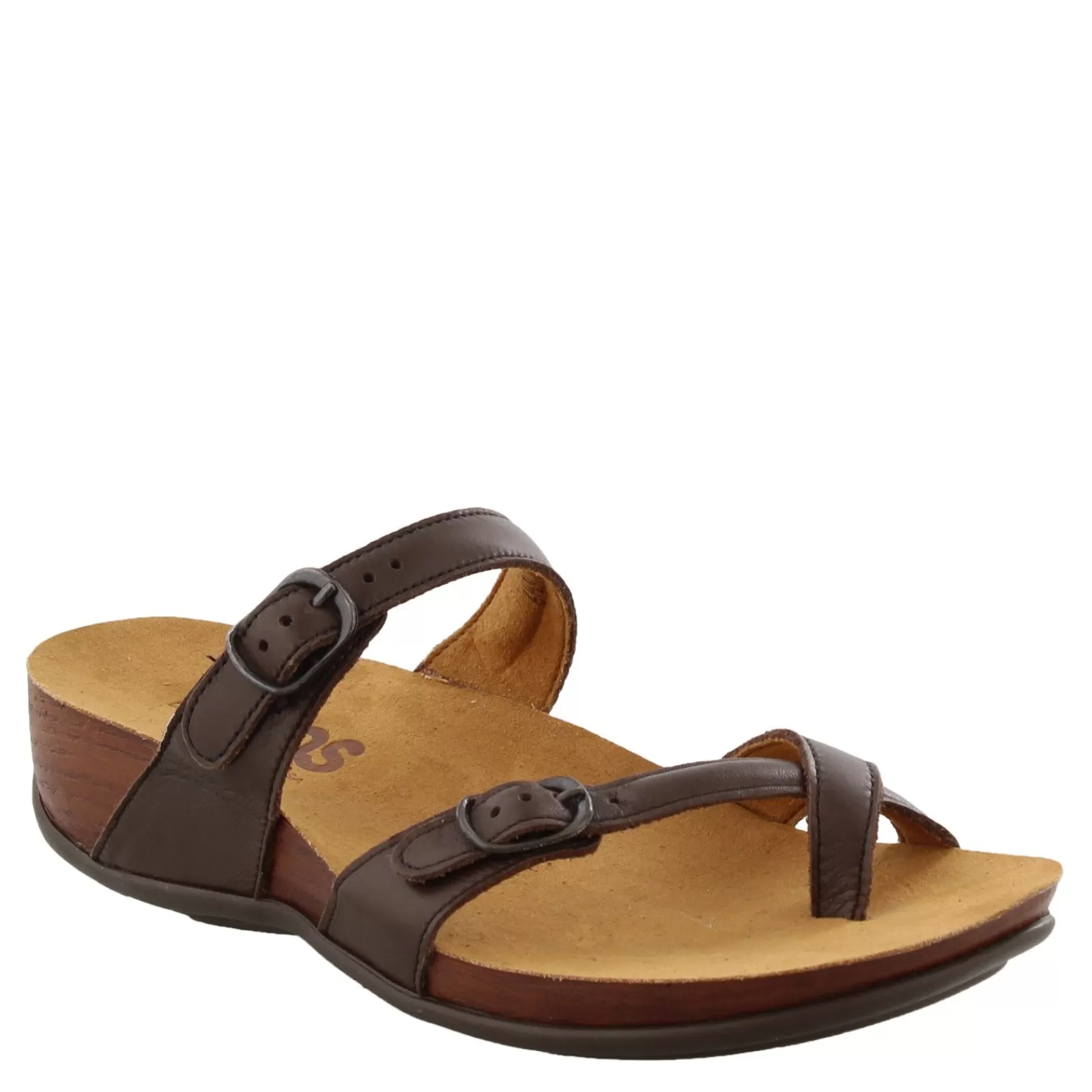 Online SAS Women's , Shelly Toe Loop Slide Sandal Coffee