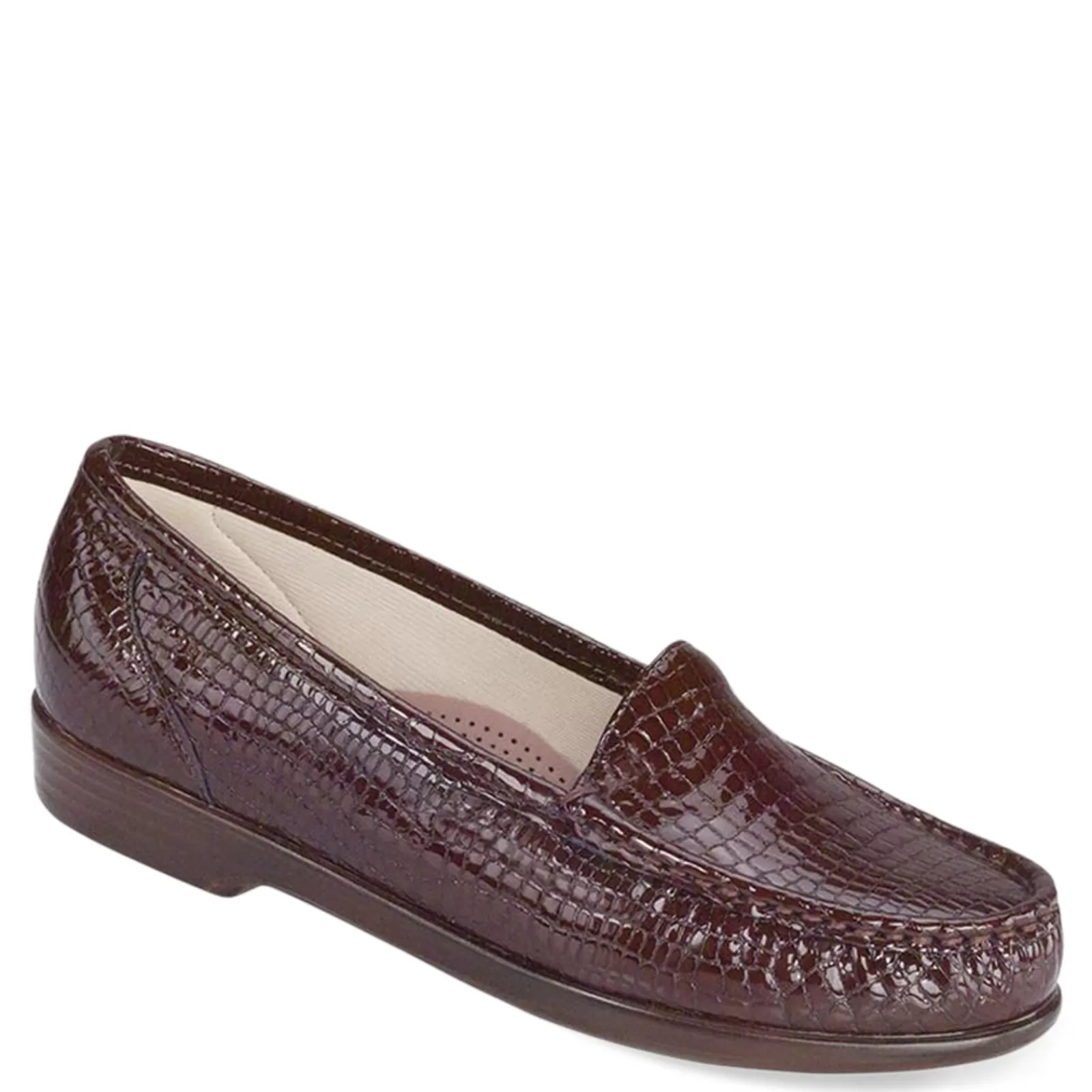 Cheap SAS Women's , Simplify Loafer Brown Croc