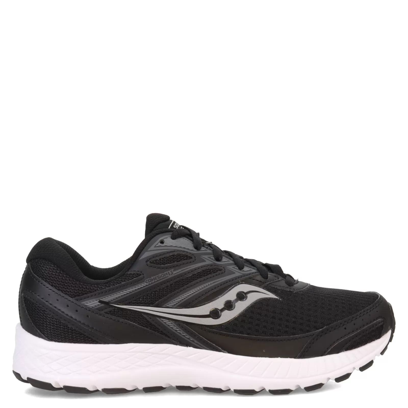 Cheap Saucony Women's , Cohesion 13 Running Shoe - Wide Width Black/White