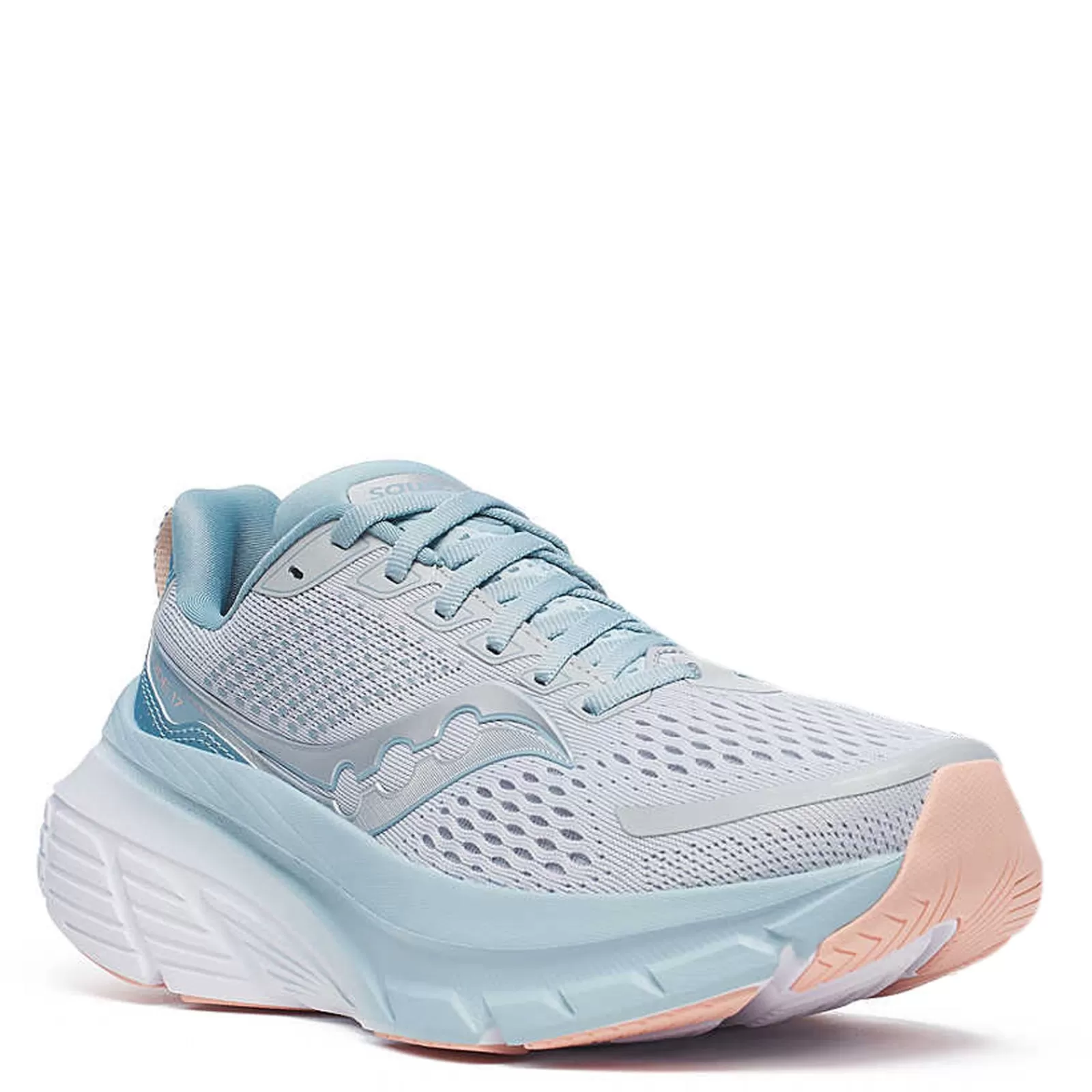 Clearance Saucony Women's , Guide 17 Running Shoe Cloud/Topaz