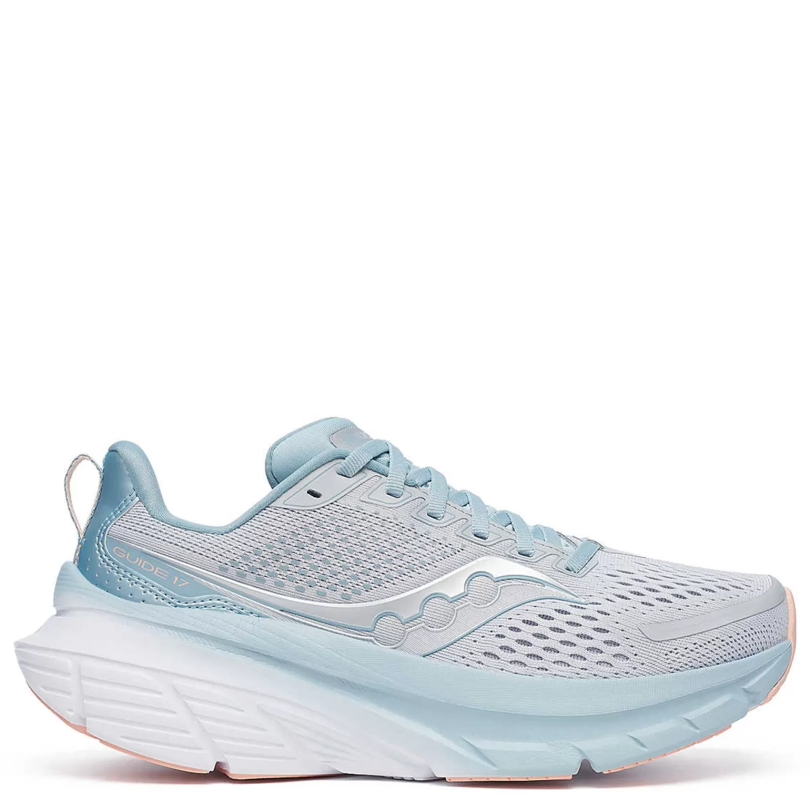 Clearance Saucony Women's , Guide 17 Running Shoe Cloud/Topaz