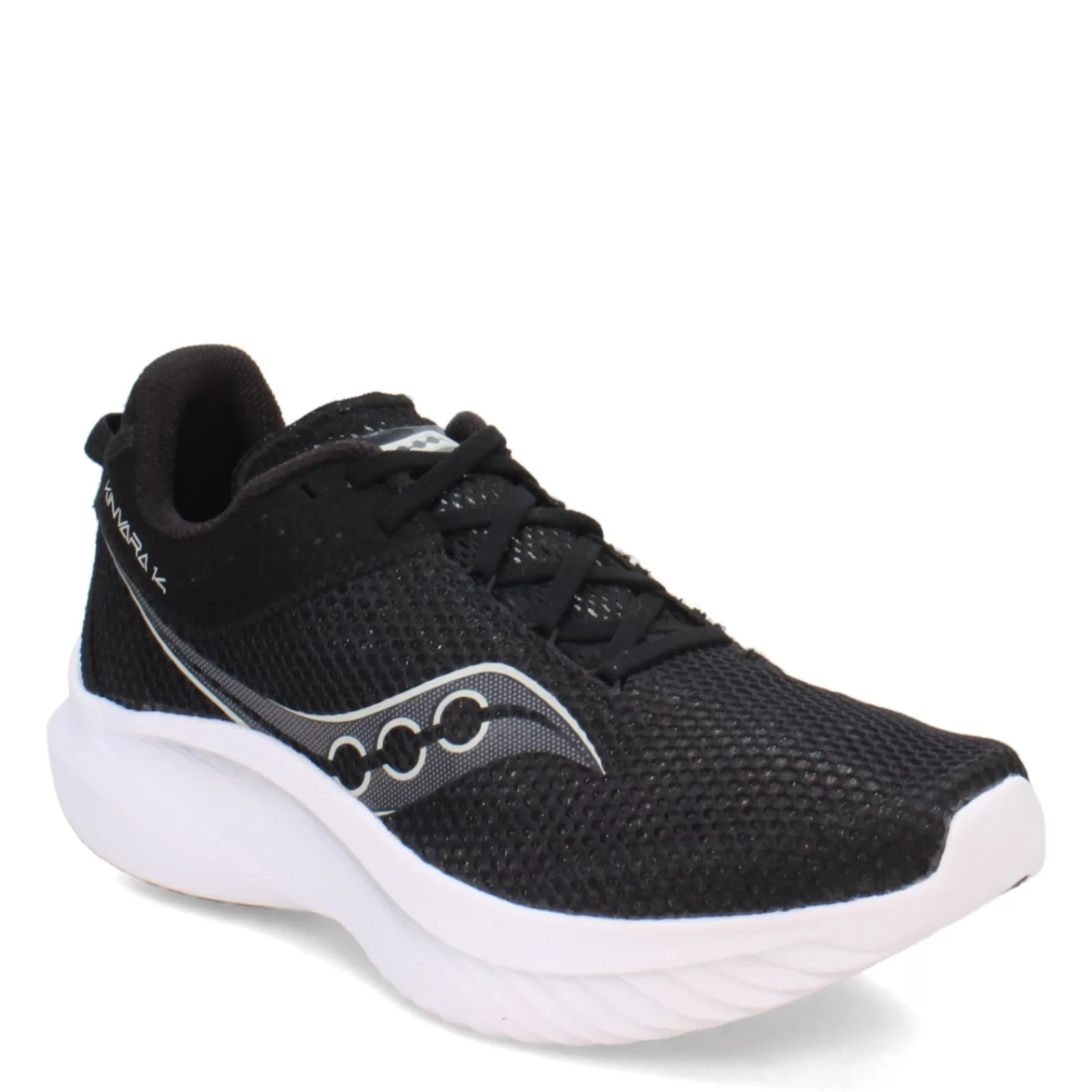 Sale Saucony Women's , Kinvara 14 Running Shoe - Wide Width Black/White