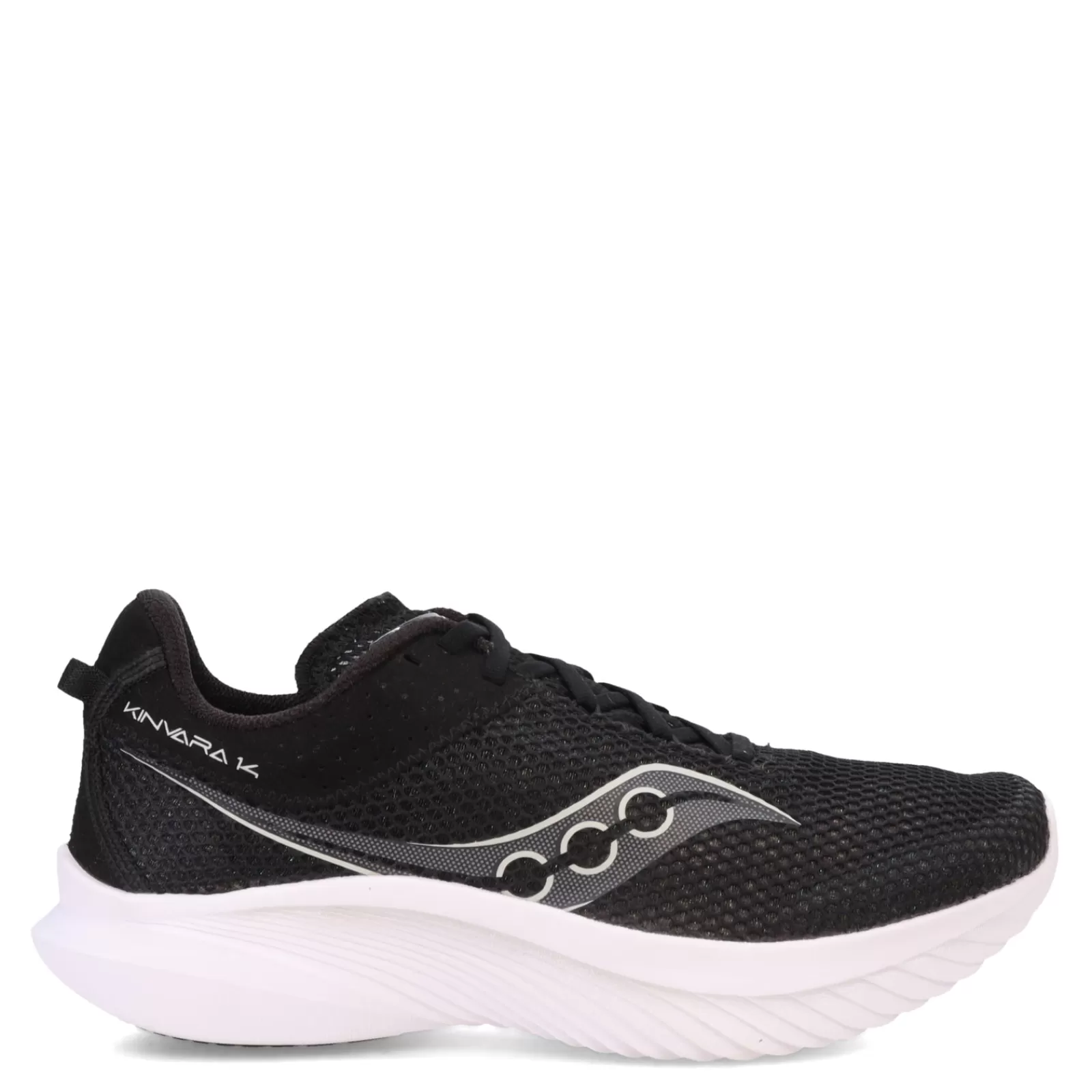 Sale Saucony Women's , Kinvara 14 Running Shoe - Wide Width Black/White