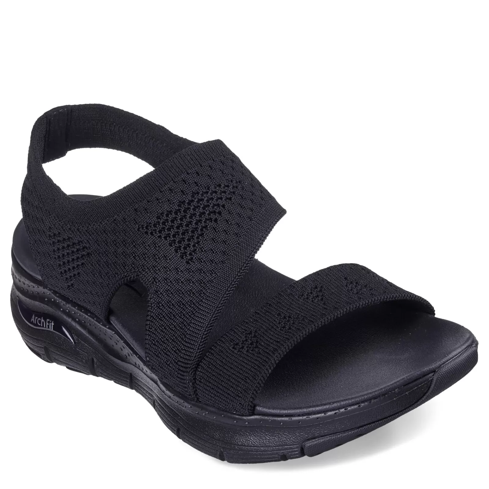 Sale Skechers Women's , Arch Fit - Brightest Day Sandal Solid Black