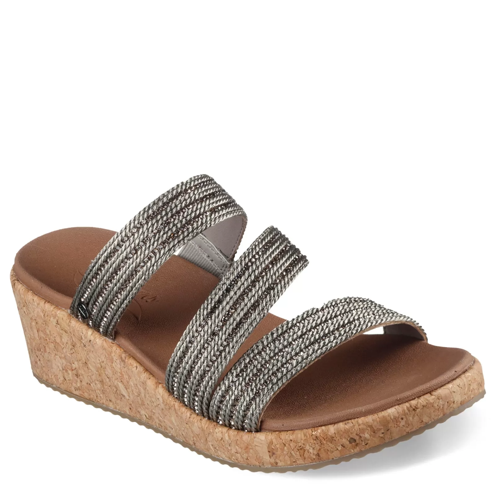 Shop Skechers Women's , Arch Fit Beverlee - Always Classy Sandal Pewter