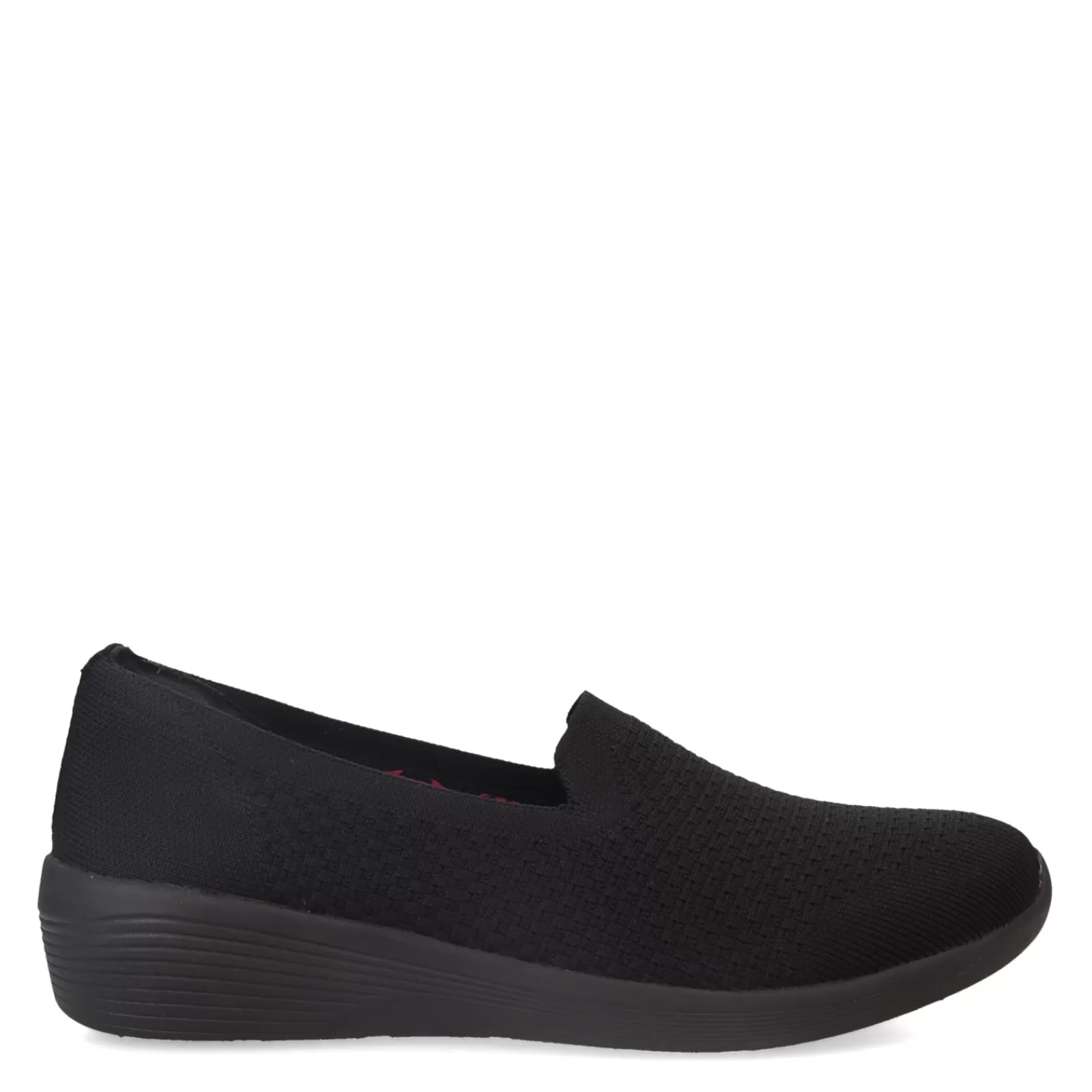 Cheap Skechers Women's , Arya - Clear Skies Slip-On Black/Black