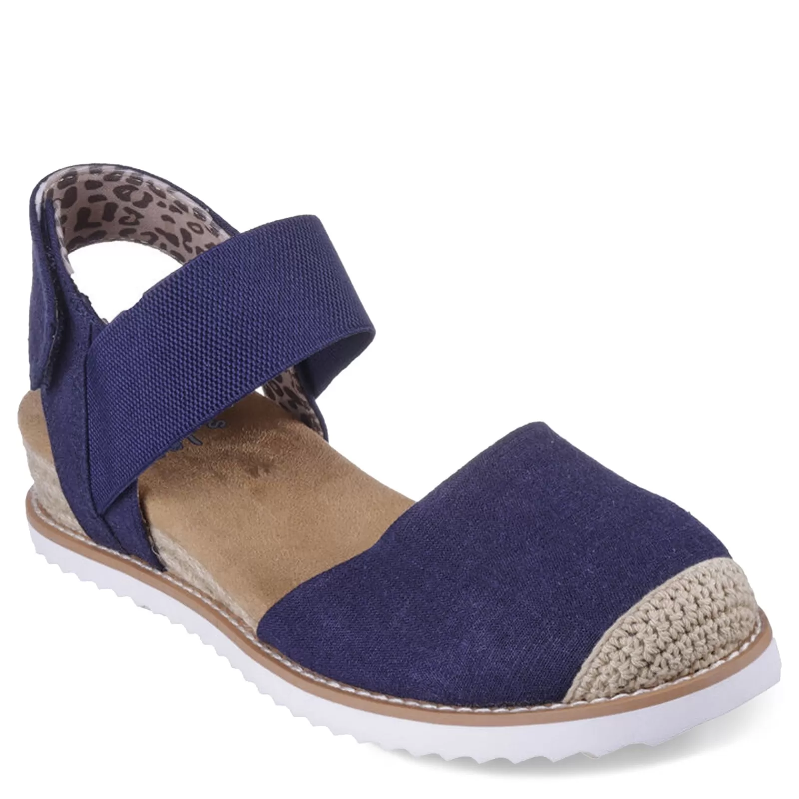 New Skechers Women's , BOBS Desert Kiss - Sun Shining Sandal Navy