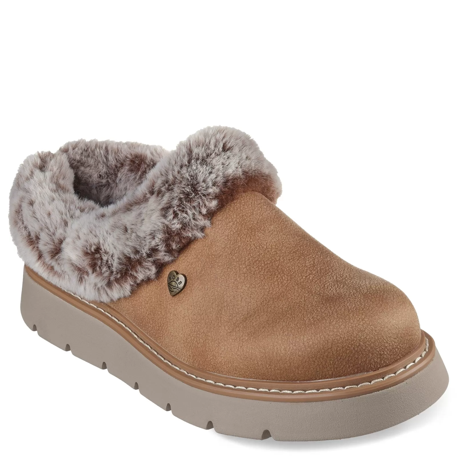 Best Sale Skechers Women's , BOBS Keepsakes Lite - Cozy Blend Clog Chestnut