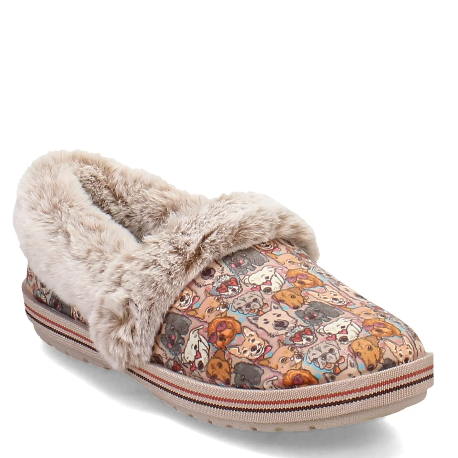 Hot Skechers Women's , BOBS Too Cozy - Family Pups Slipper Brown Multi