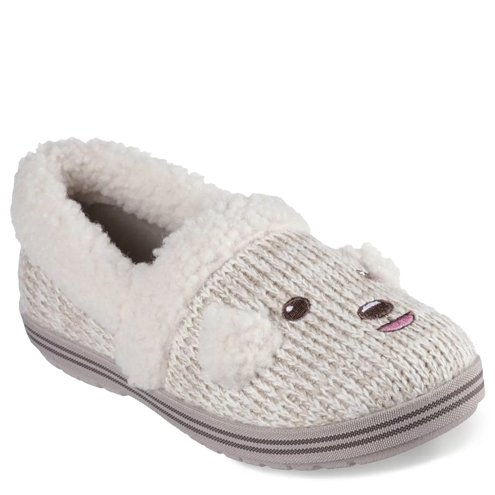 Cheap Skechers Women's , BOBS Too Cozy - Puppy Pal Slipper Off White