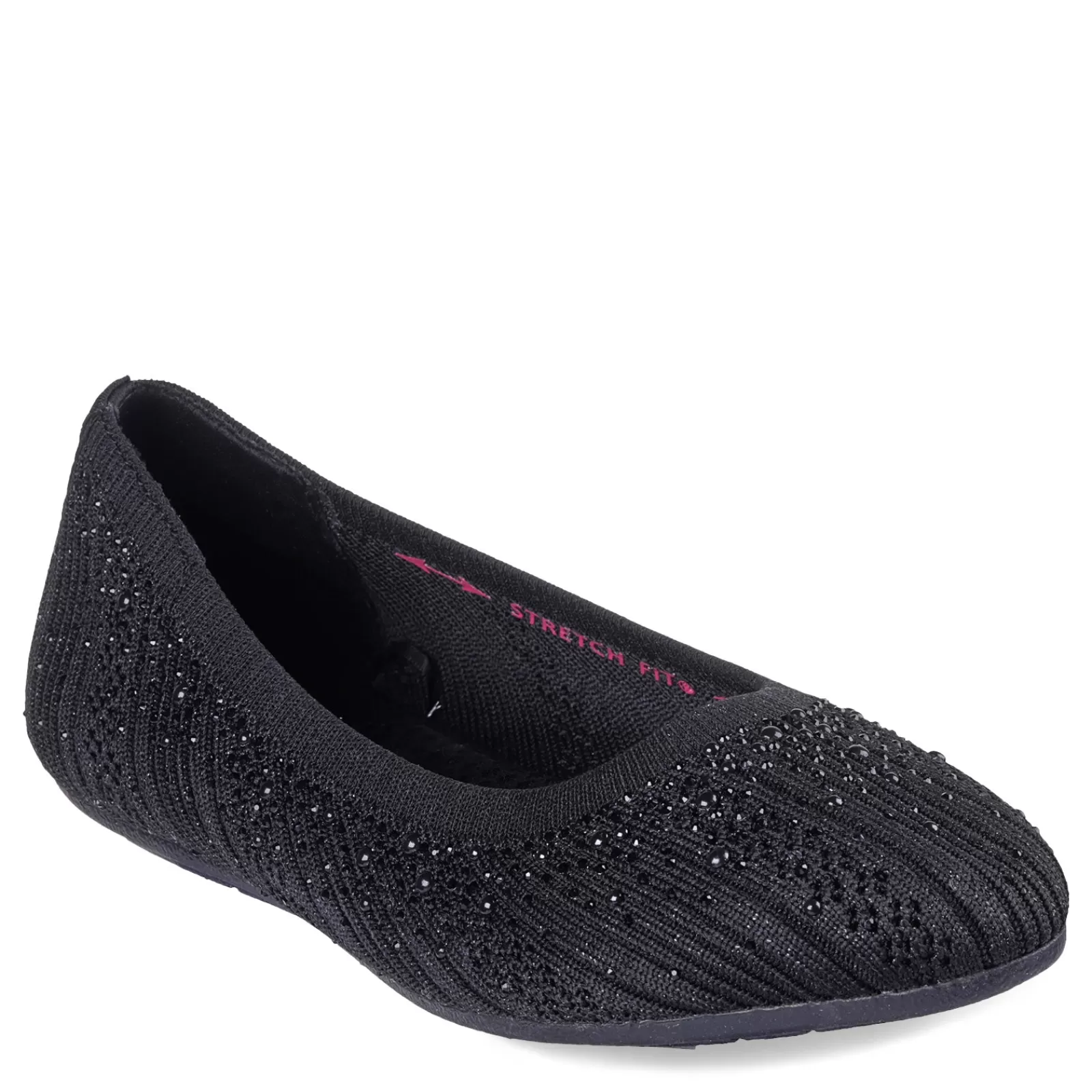 Clearance Skechers Women's , Cleo 2.0 - Glitzy Daze Flat Black/Black Sparkle