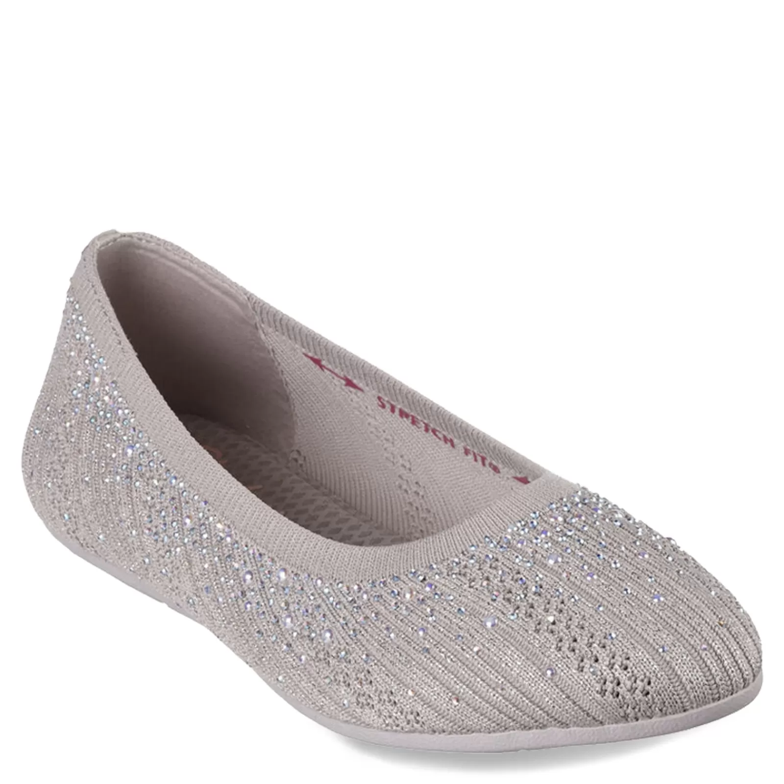 Clearance Skechers Women's , Cleo 2.0 - Glitzy Daze Flat Taupe