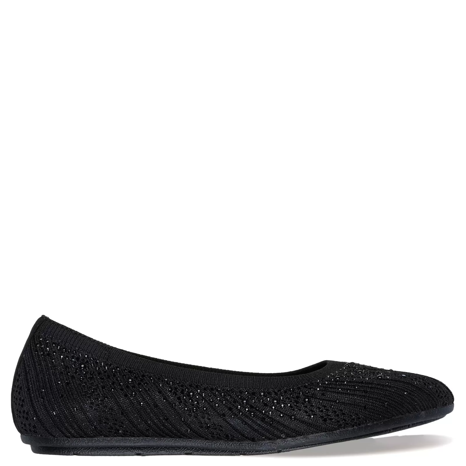 Clearance Skechers Women's , Cleo 2.0 - Glitzy Daze Flat Black/Black Sparkle