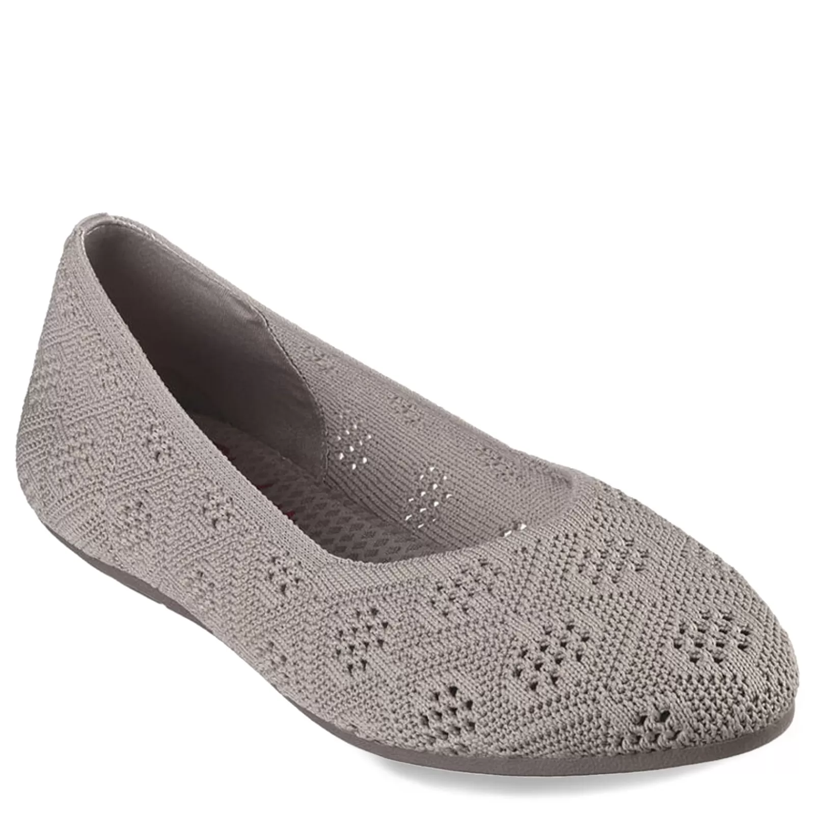 Shop Skechers Women's , Cleo 2.0 - Knitty Witty Flat Taupe