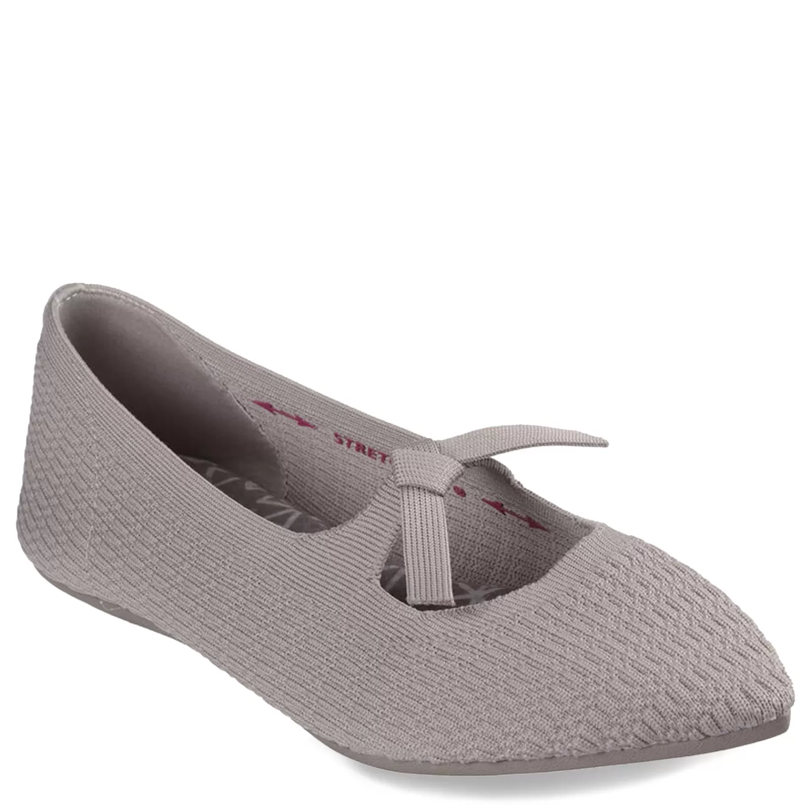 New Skechers Women's , Cleo Point - Nostalgic Days Flat Taupe