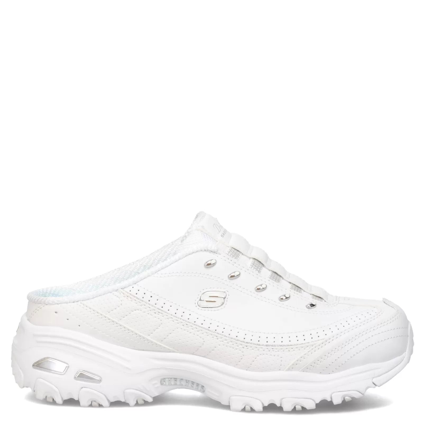 Fashion Skechers Women's , D'lites - Bright Sky Sneaker White Silver