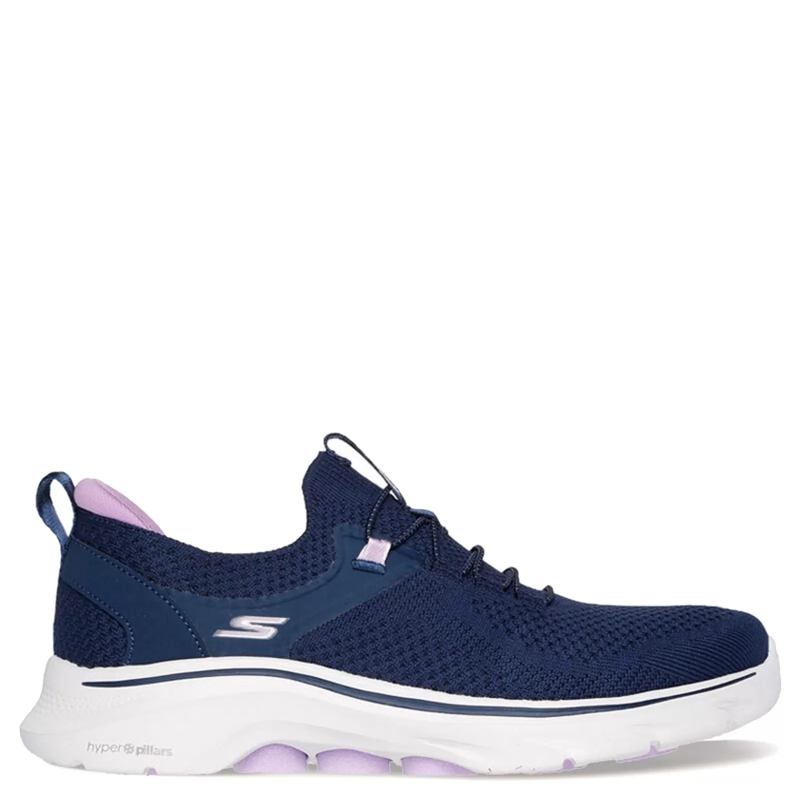 Clearance Skechers Women's , GO WALK 7 - Abie Sneaker Navy Lavender