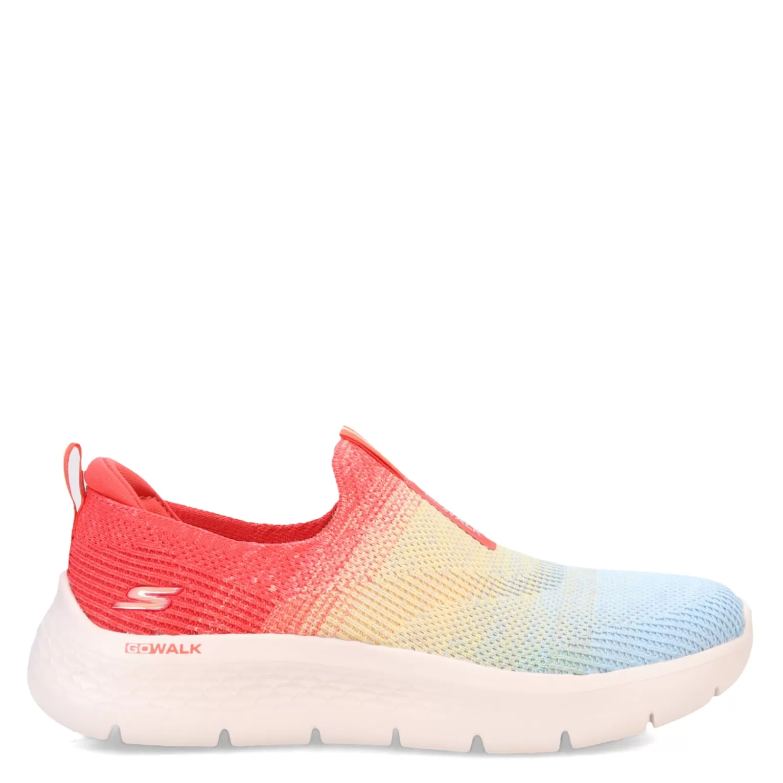 Cheap Skechers Women's , GO WALK Flex - Cali Sunset Sneaker Red Multi