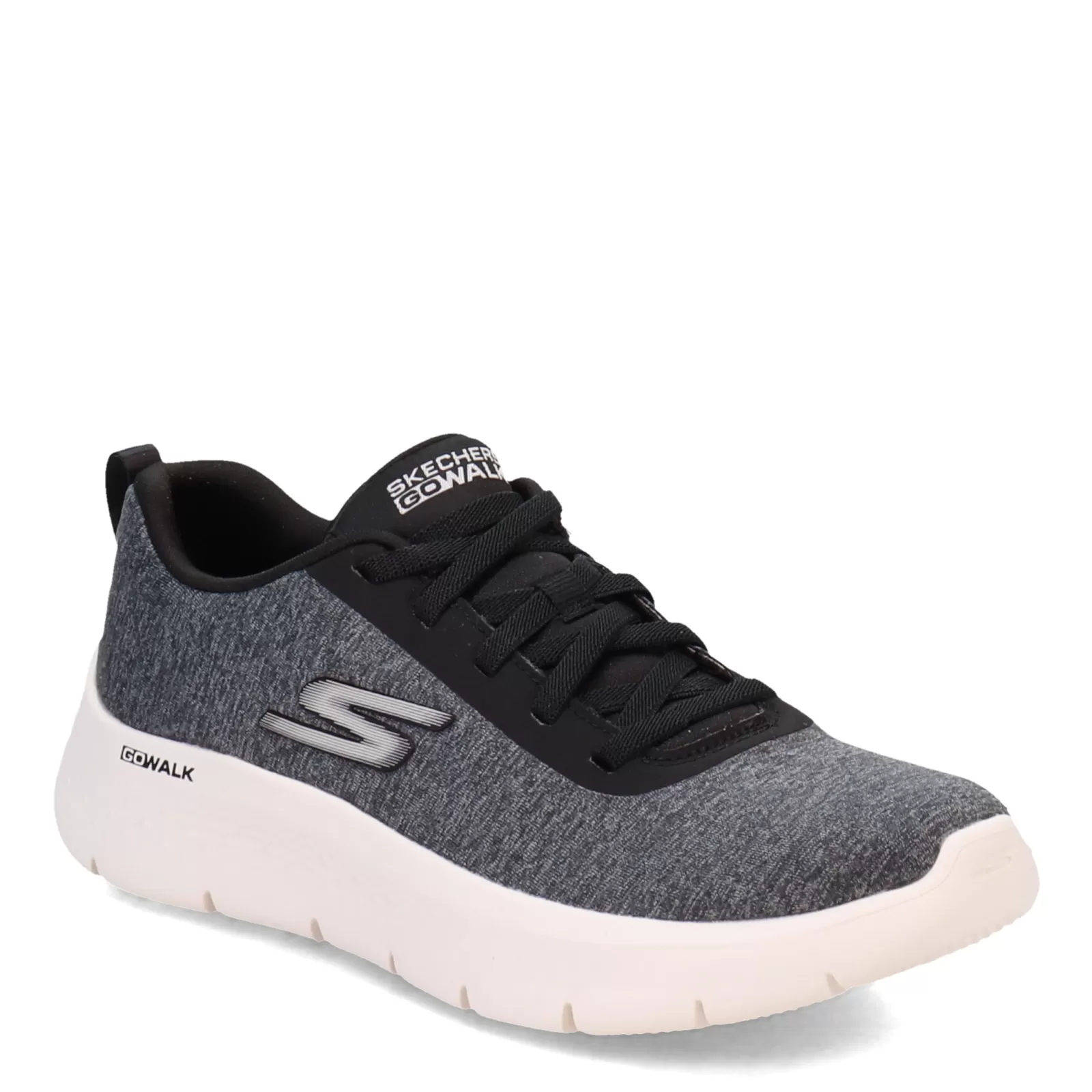 Clearance Skechers Women's , GO WALK FLEX - Dazzling Smile Sneaker Black