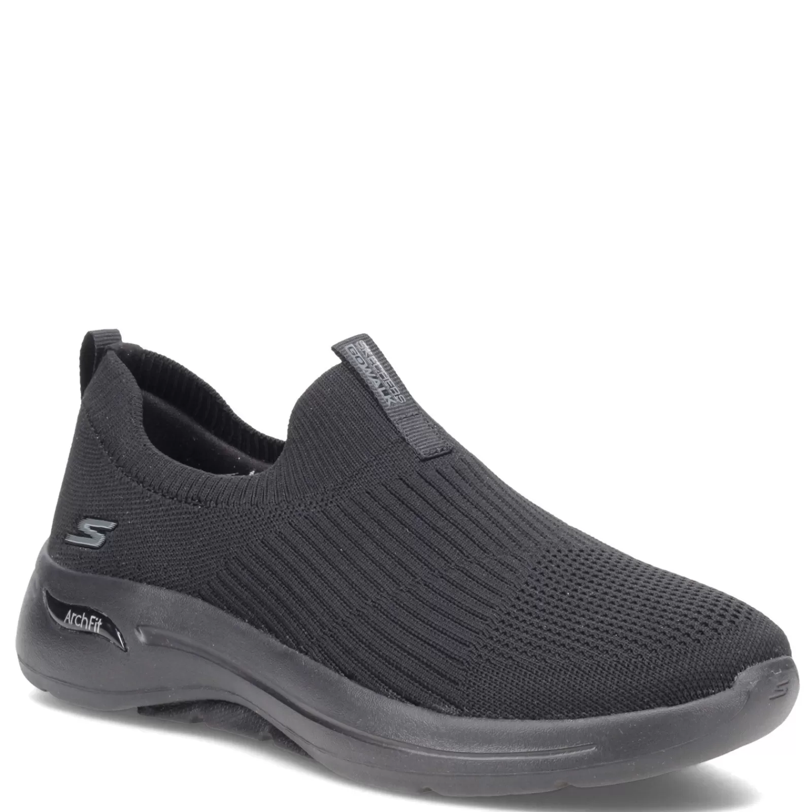 Shop Skechers Women's , GOwalk Arch Fit - Iconic Slip-On - Wide Width Black/Black