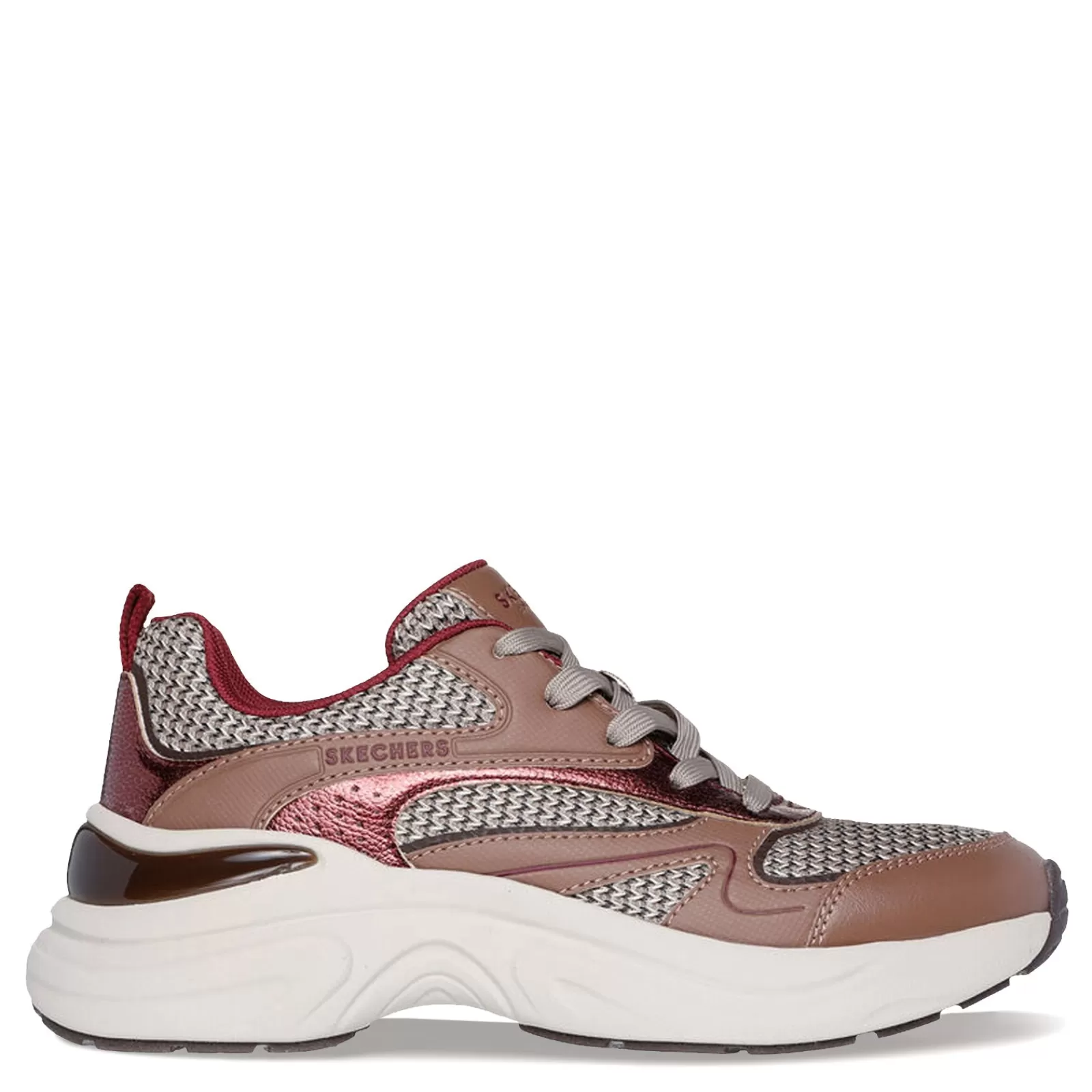 Online Skechers Women's , Hazel - Metallic Soiree Sneaker Brown Multi