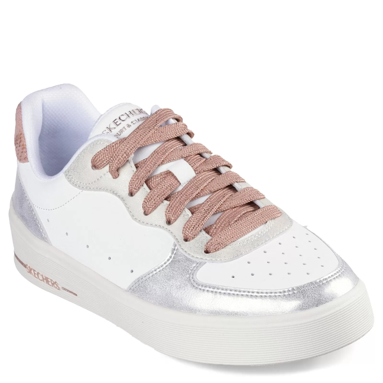 Sale Skechers Women's , Hiland - Soft Metals Sneaker White Multi