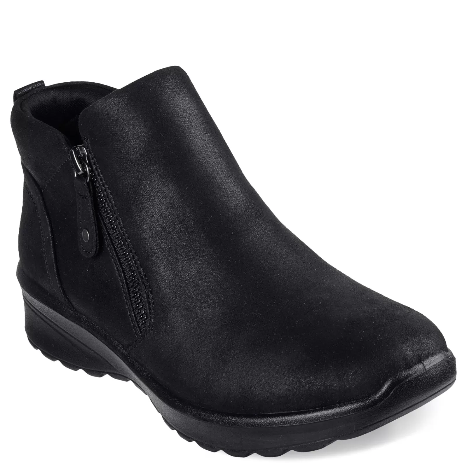 Sale Skechers Women's , Lovely Vibe Zip Boot Black/Black