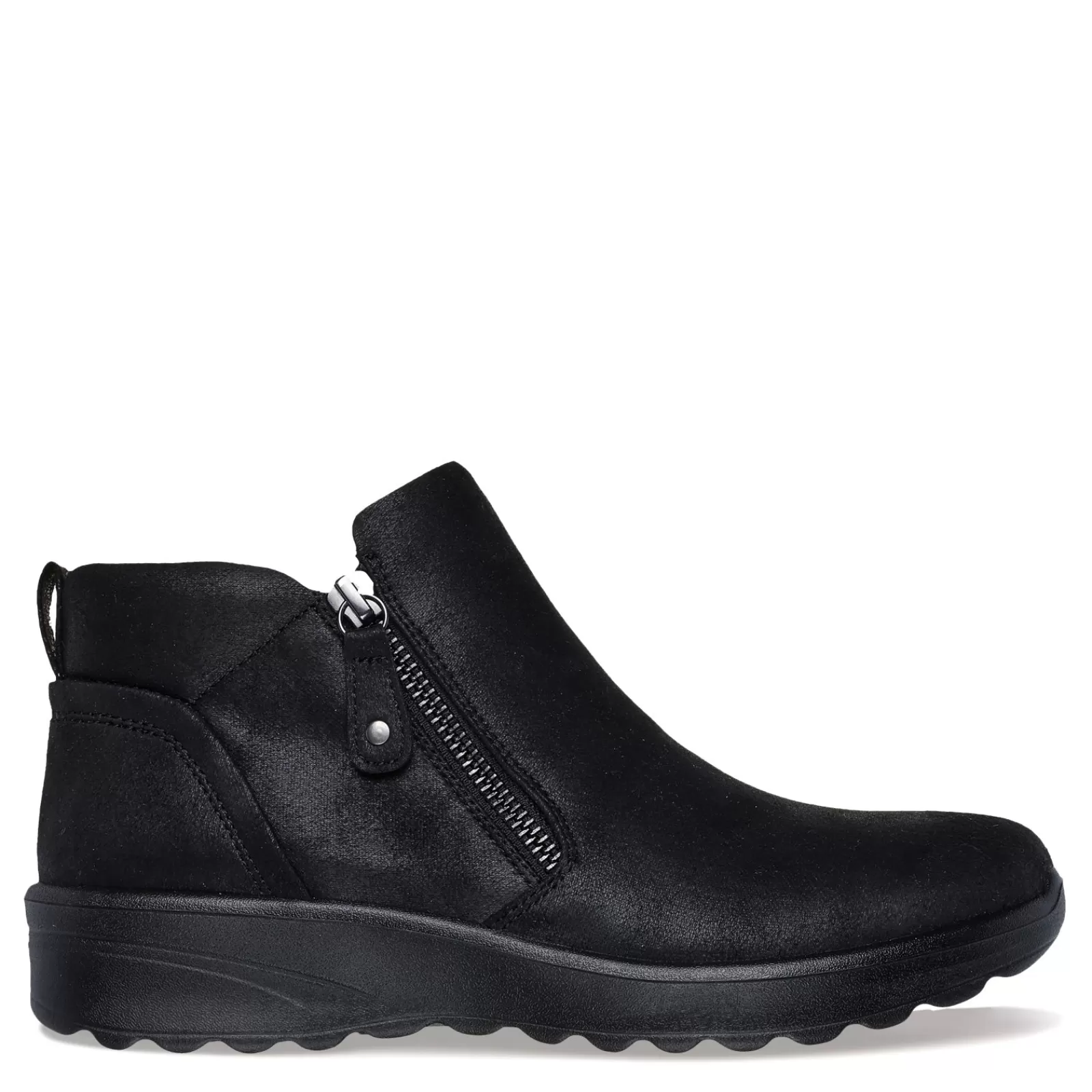 Sale Skechers Women's , Lovely Vibe Zip Boot Black/Black