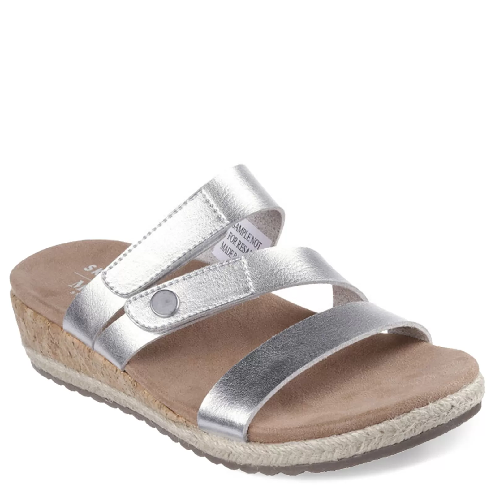 Clearance Skechers Women's , Martha Stewart: Breezie - Shiny Luster Sandal Silver