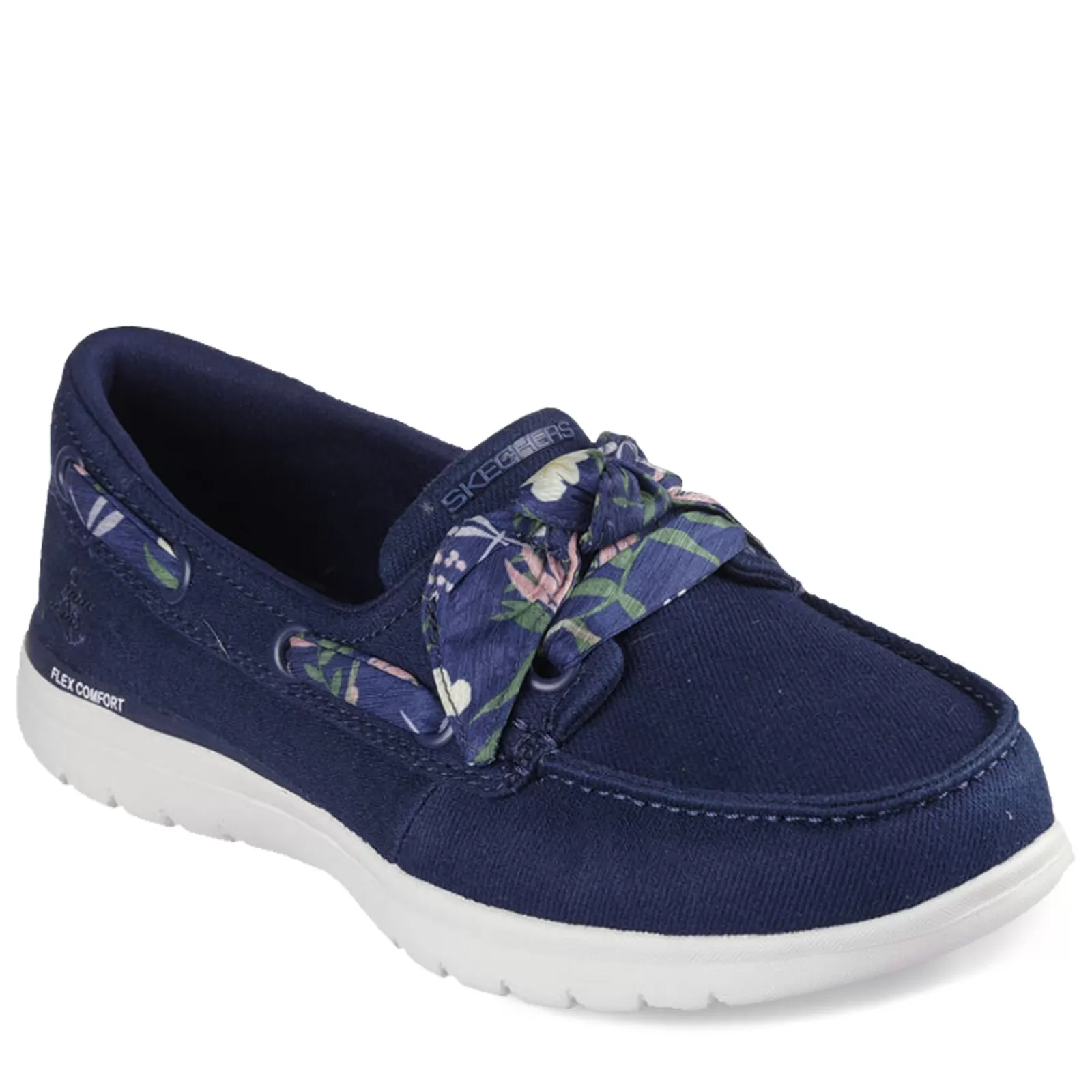 Hot Skechers Women's , On-the-GO Flex - Seaside Daisy Slip-On Navy