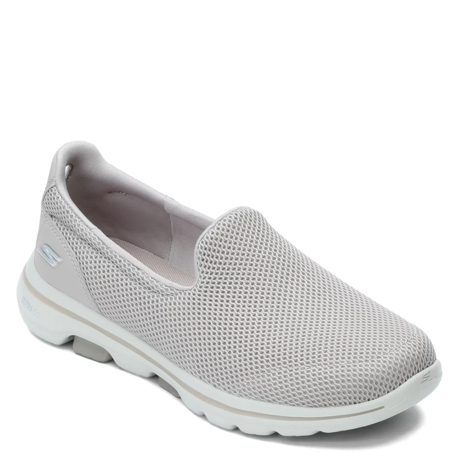 New Skechers Women's Performance, Go Walk 5 Slip-On - Wide Width Taupe