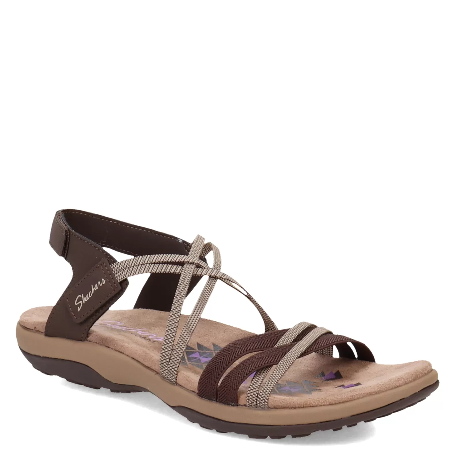 Best Skechers Women's , Reggae Slim - Takes Two Sandal Chocolate