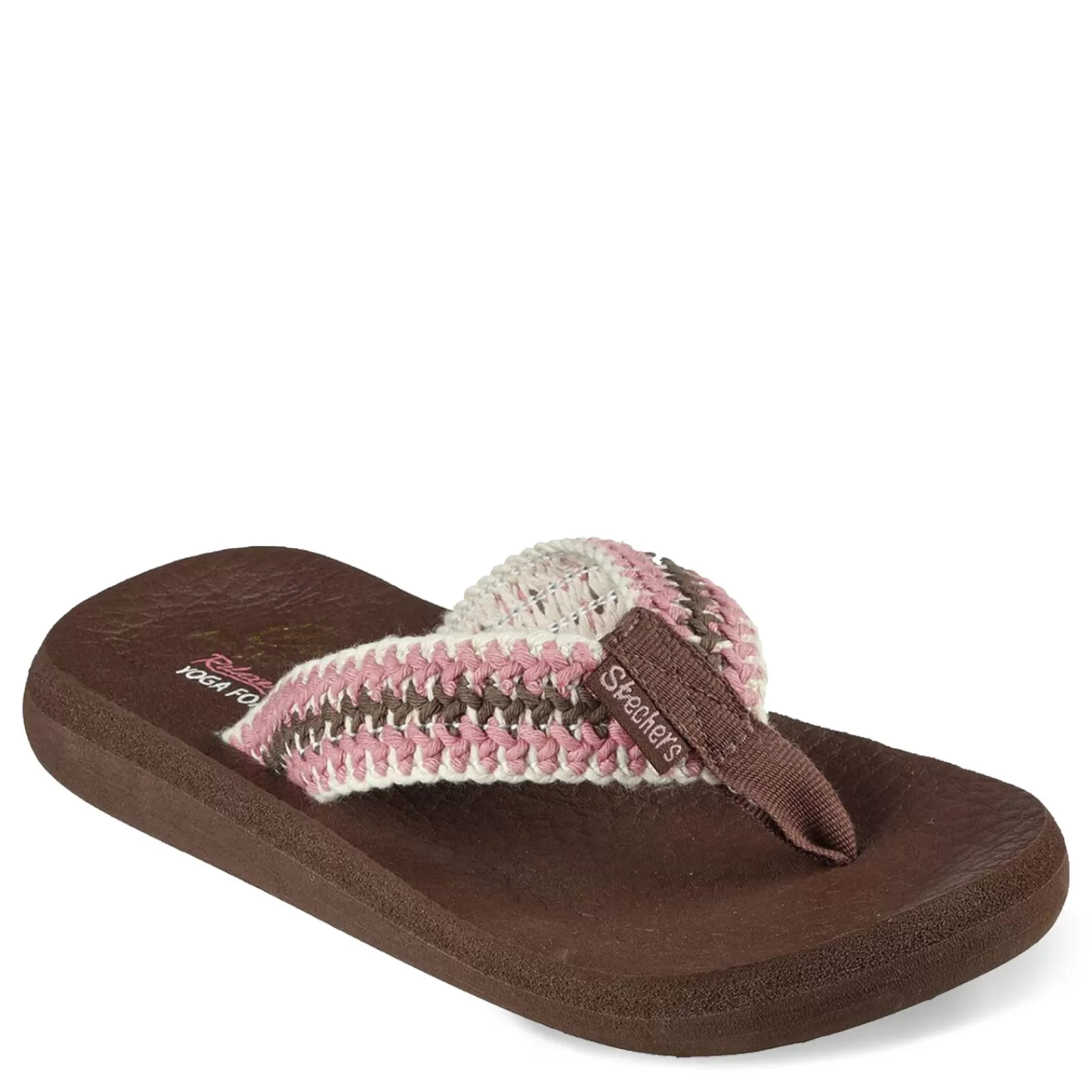 Store Skechers Women's , Relaxed Fit: Asana - Bloom Crush Sandal Brown Multi