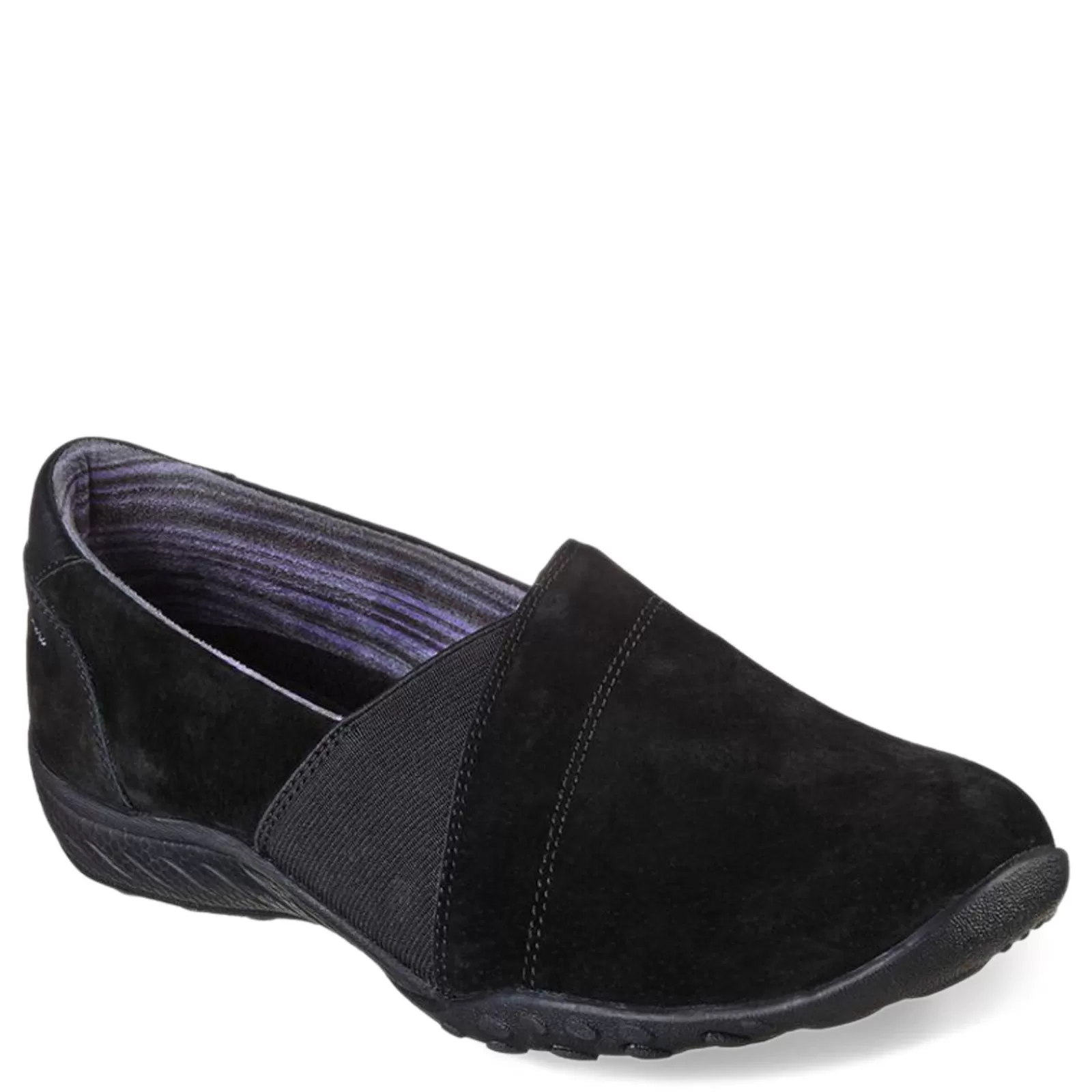 Shop Skechers Women's , Relaxed Fit: Breathe-Easy - Kindred Slip-On Black/Black