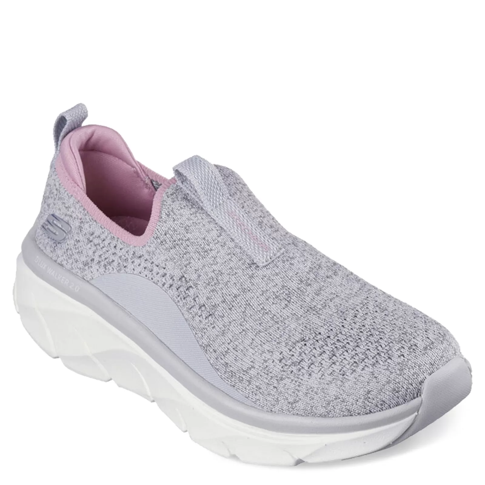 Online Skechers Women's , Relaxed Fit: D'Lux Walker 2.0 - Bold State Sneaker Grey Pink