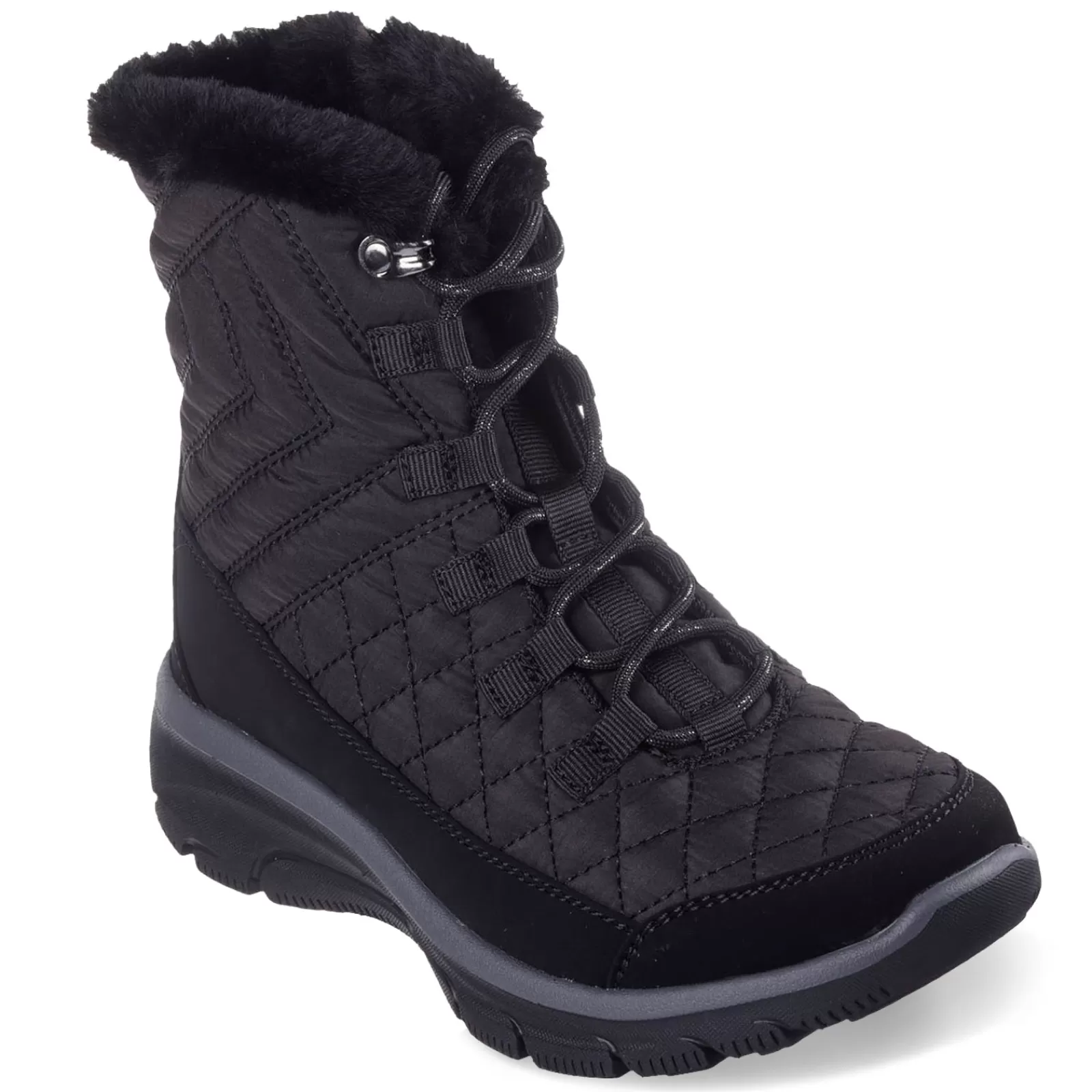 Discount Skechers Women's , Relaxed Fit: Easy Going - Game Hour Boot Black/Black