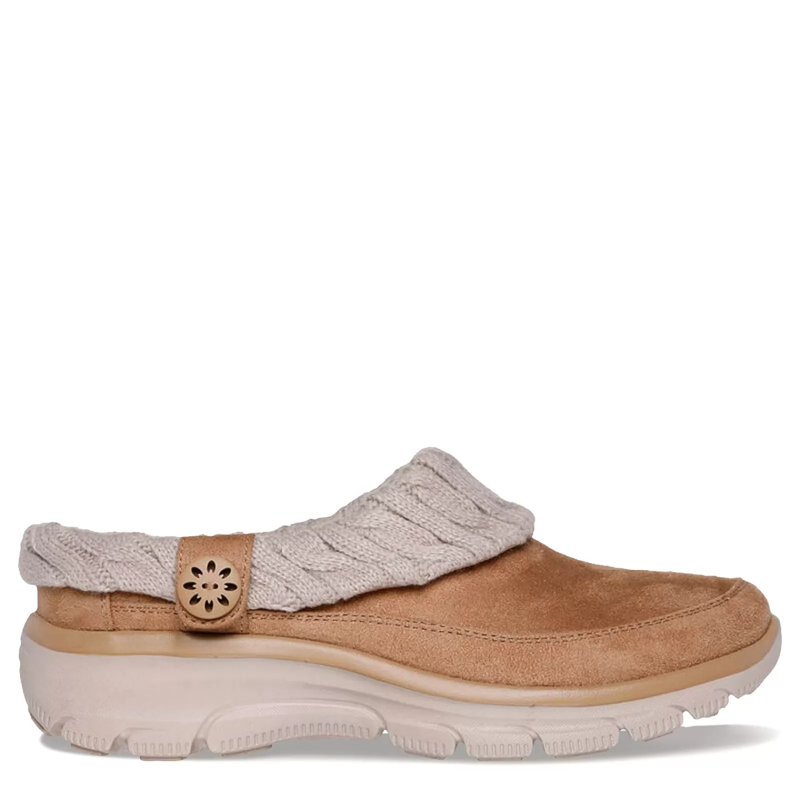 Clearance Skechers Women's , Relaxed Fit: Easy Going - Warm Duet Clog Tan