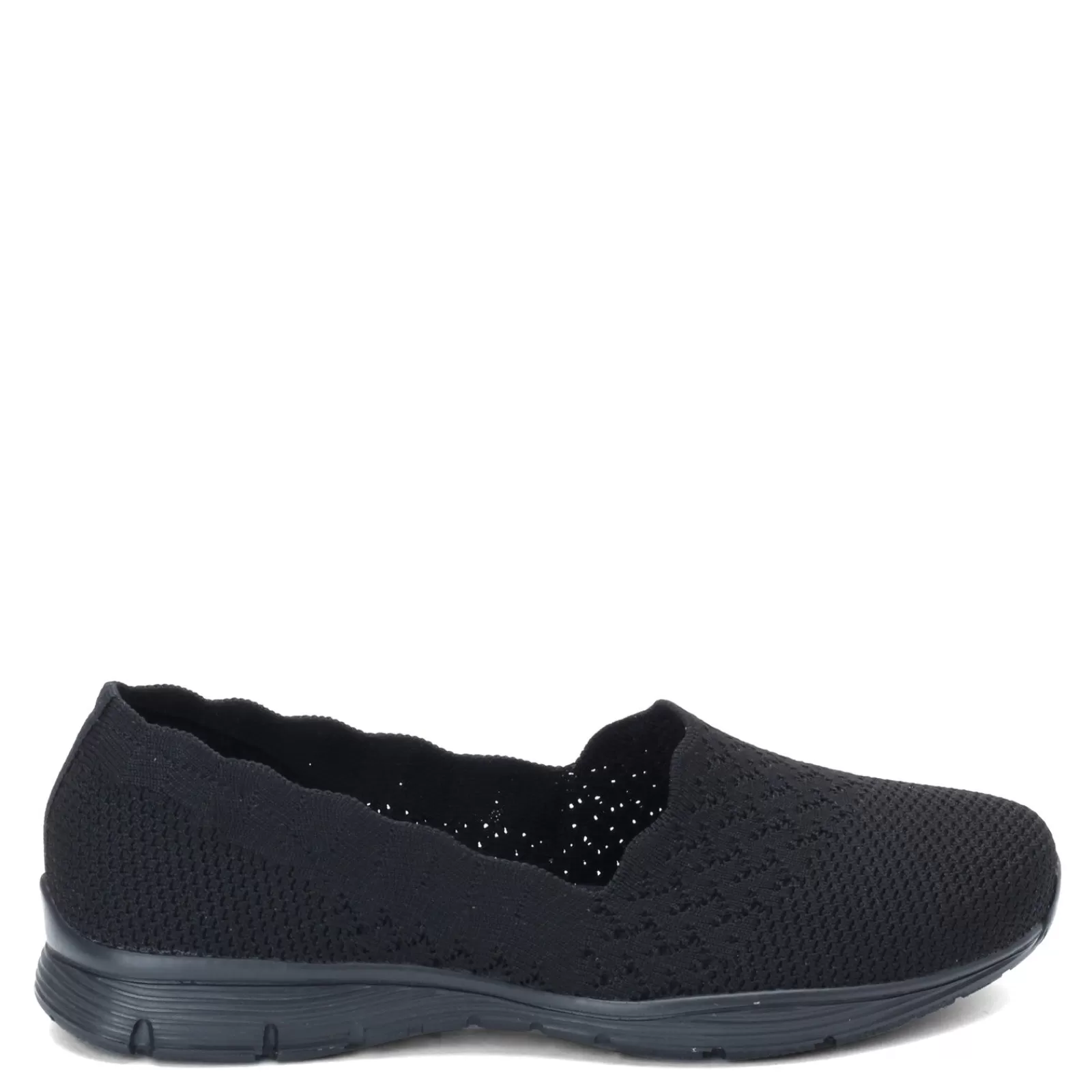 Sale Skechers Women's , Seager Stat Slip-On Black/Black