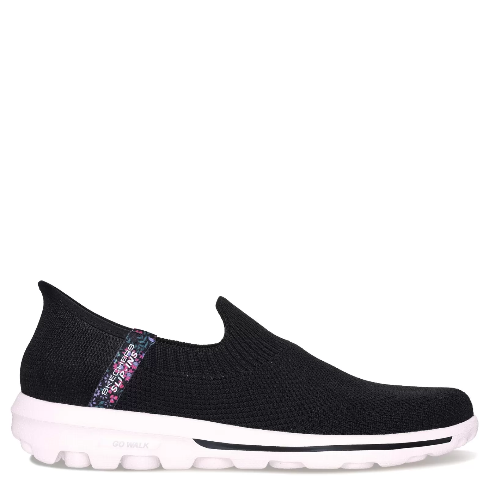 Clearance Skechers Women's , Slip-ins: GO WALK Travel - Tahiti Sunset Sneaker Black