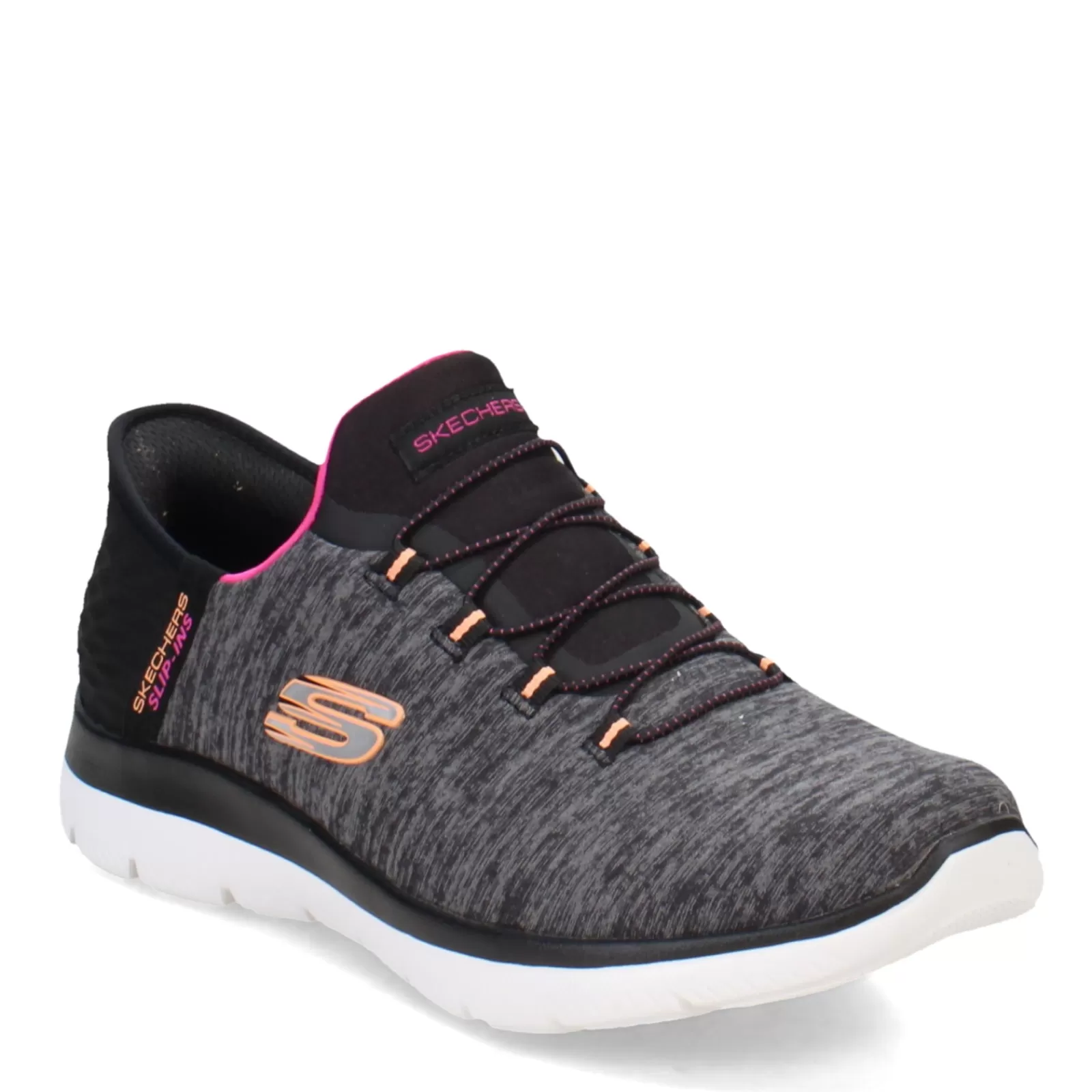 Hot Skechers Women's , Slip-ins Summits Dazzling Haze Sneaker - Wide Width Black Multi