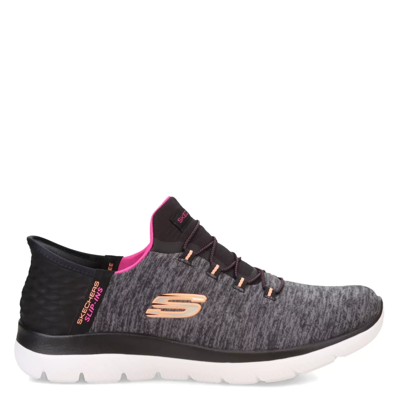 Hot Skechers Women's , Slip-ins Summits Dazzling Haze Sneaker - Wide Width Black Multi