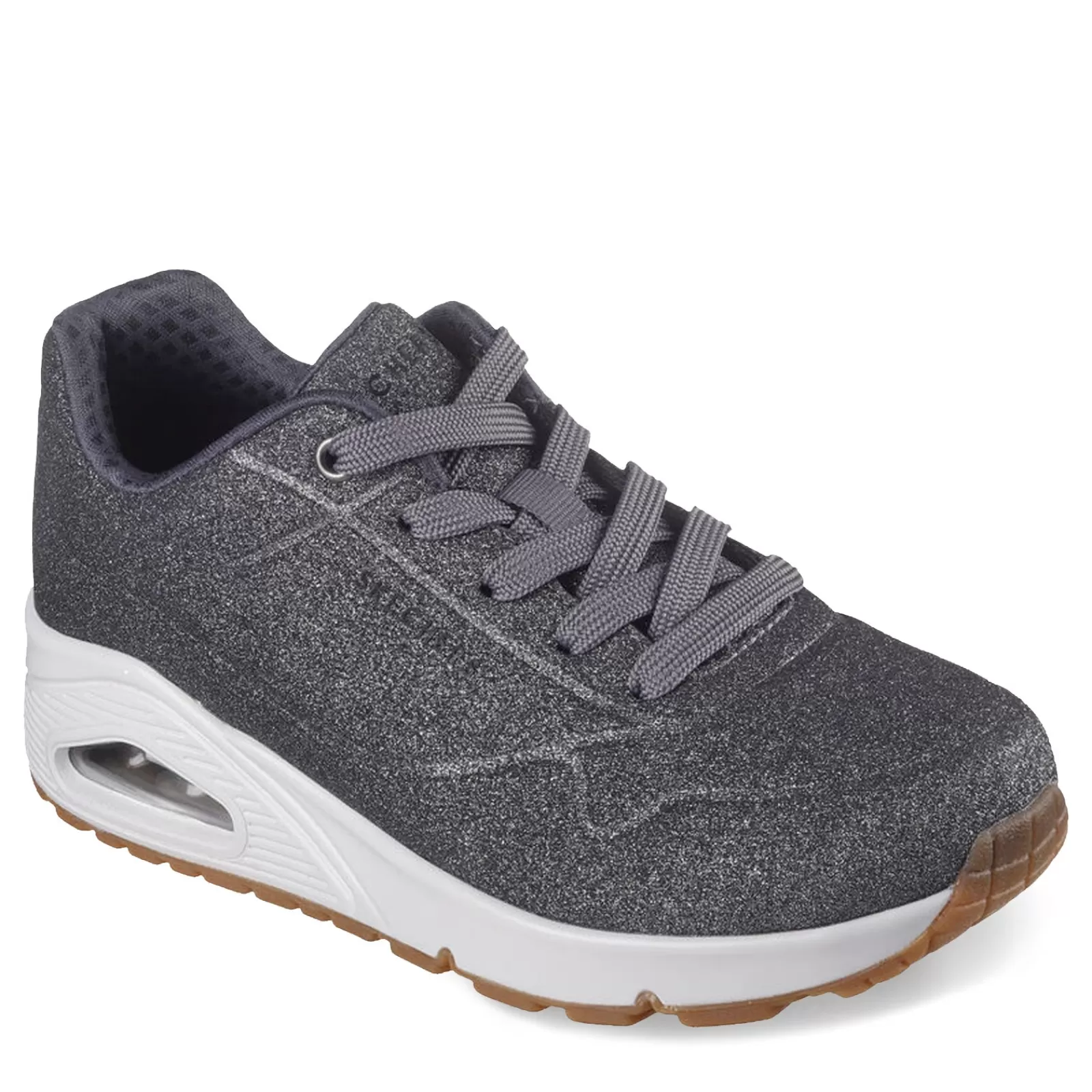 Fashion Skechers Women's Street, Uno - Glitter Bomb Sneaker Pewter