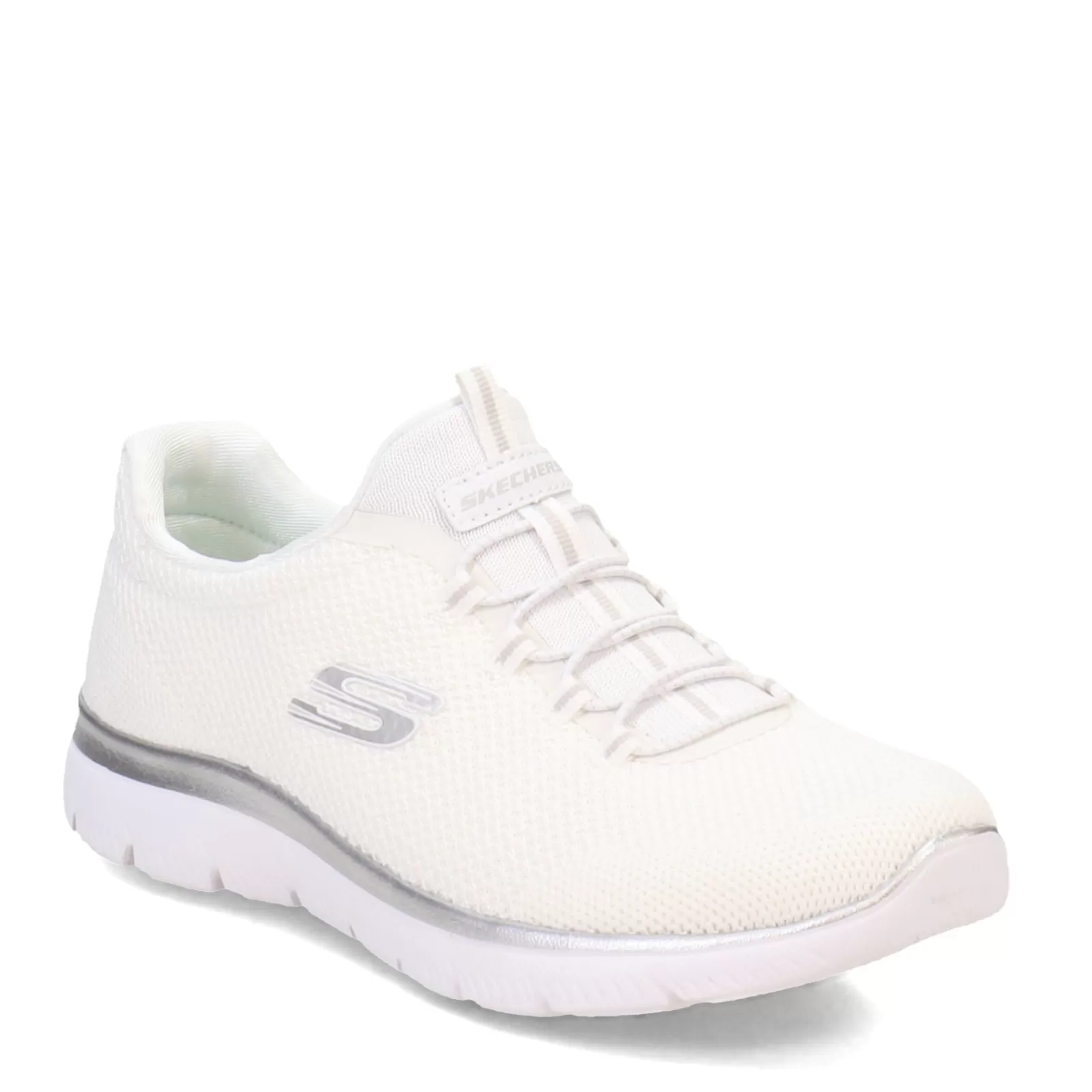 Best Skechers Women's , Summits - Cool Classic Sneaker White Silver