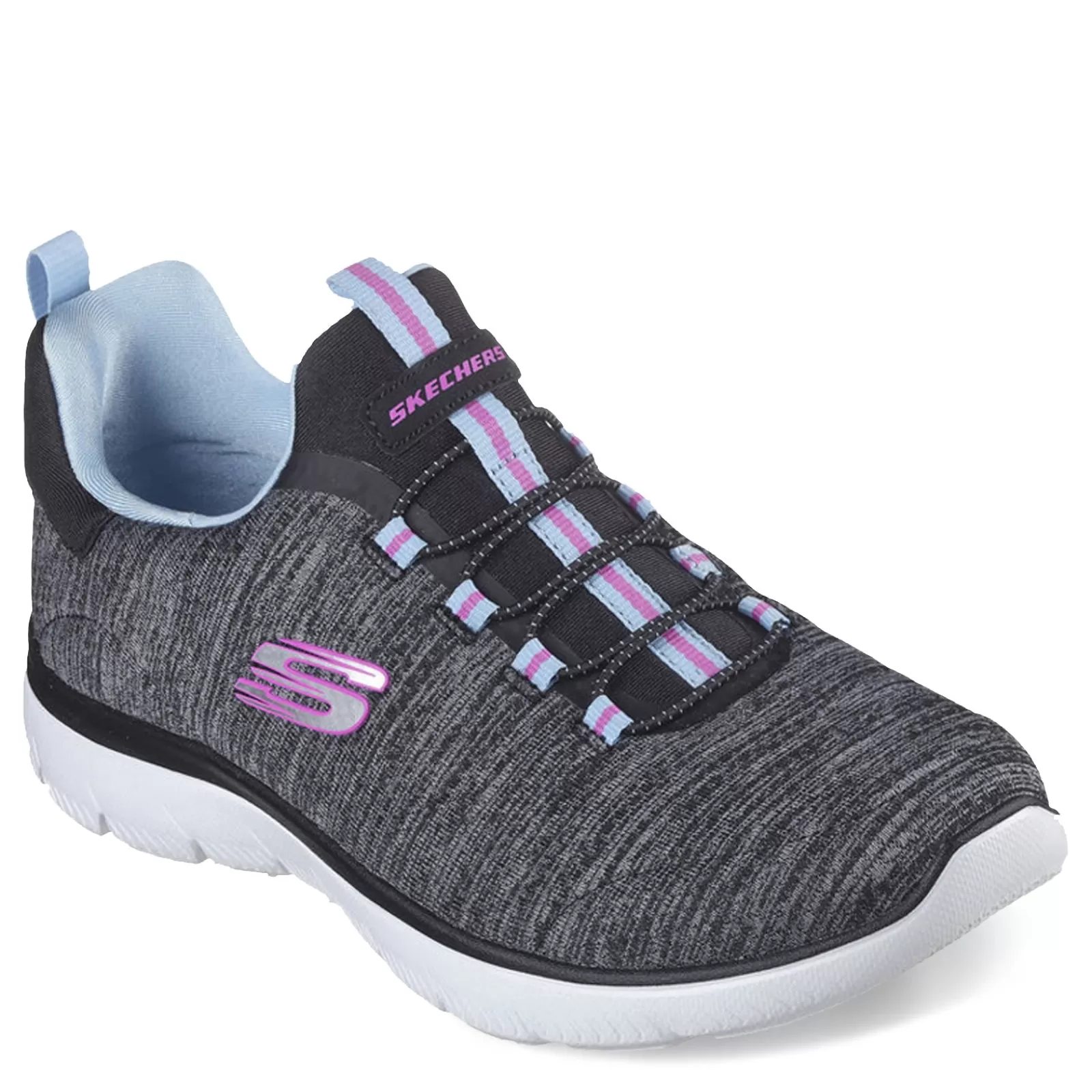 Fashion Skechers Women's , Summits - Fresh Impression Sneaker Black Multi